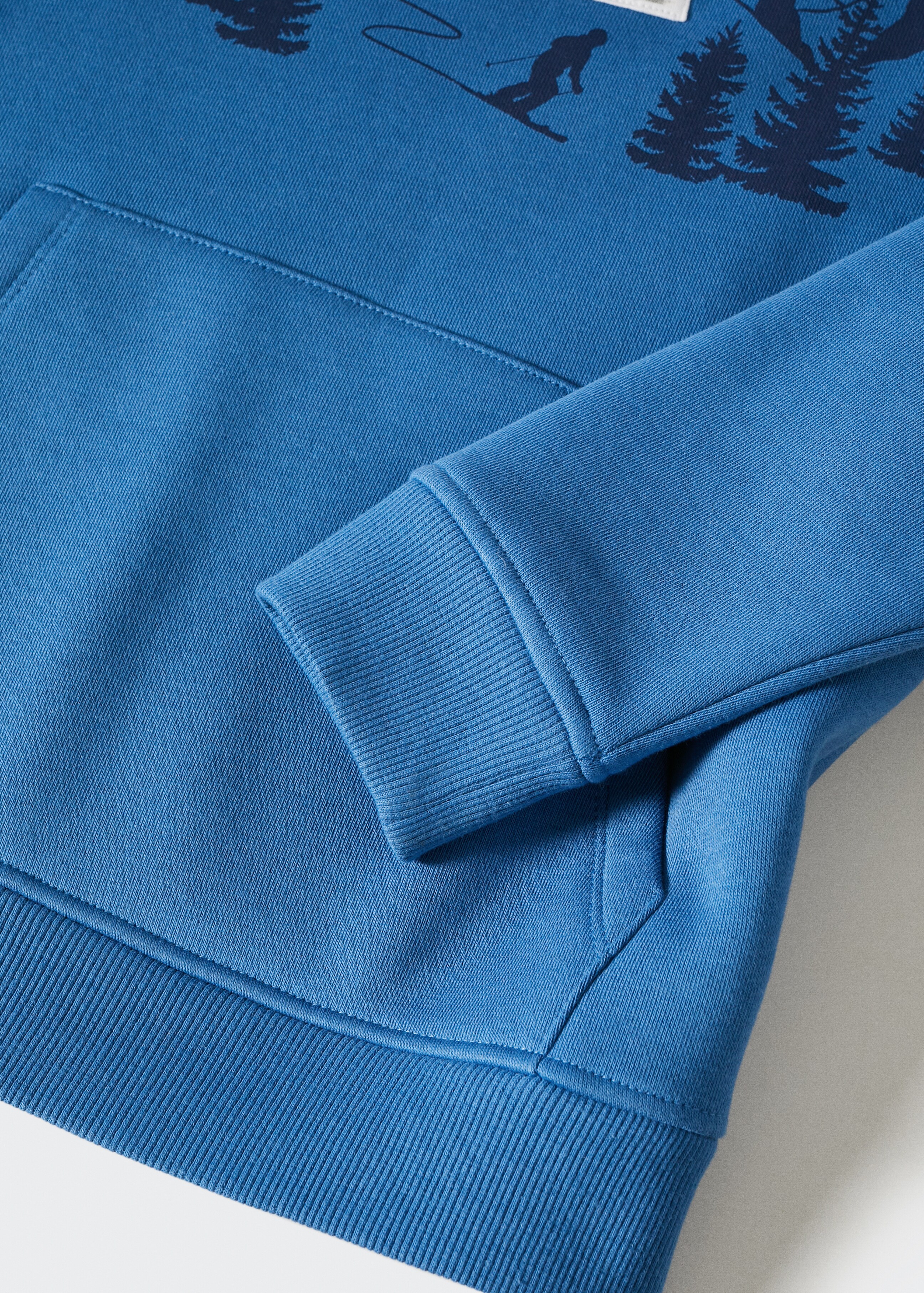 Gemustertes Kapuzen-Sweatshirt - Detail des Artikels 8