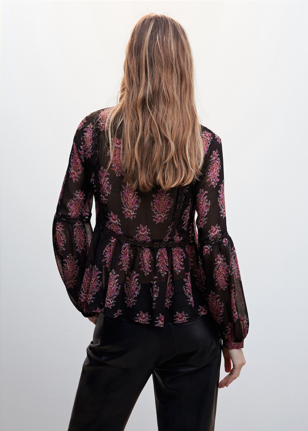 Blusa fashion paisley