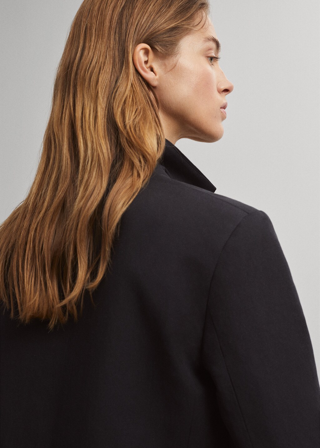 Lyocell oversize blazer - Details of the article 3