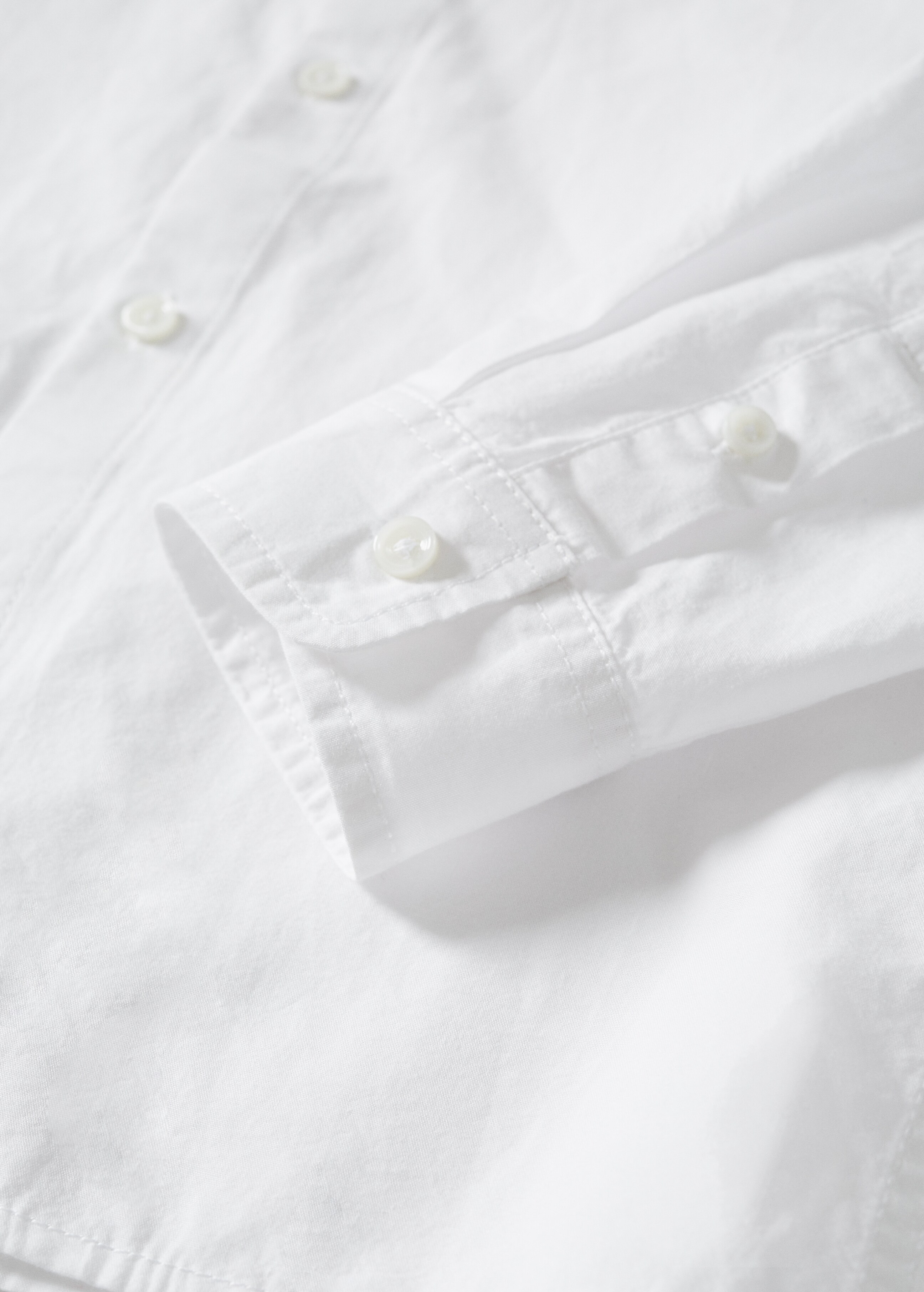 Essential cotton-blend shirt - Details of the article 8