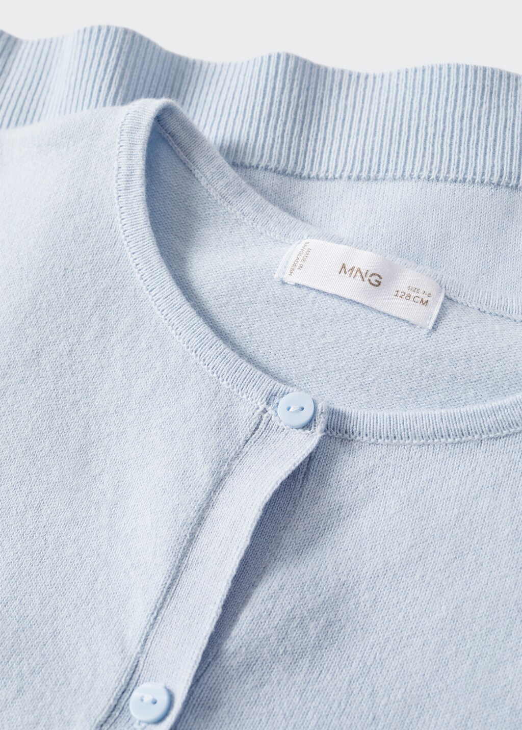 Buttoned cotton cardigan - Details of the article 8