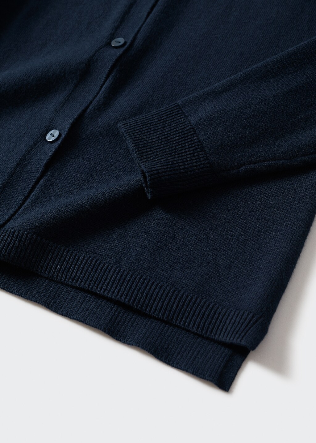 Buttoned cotton cardigan - Details of the article 8