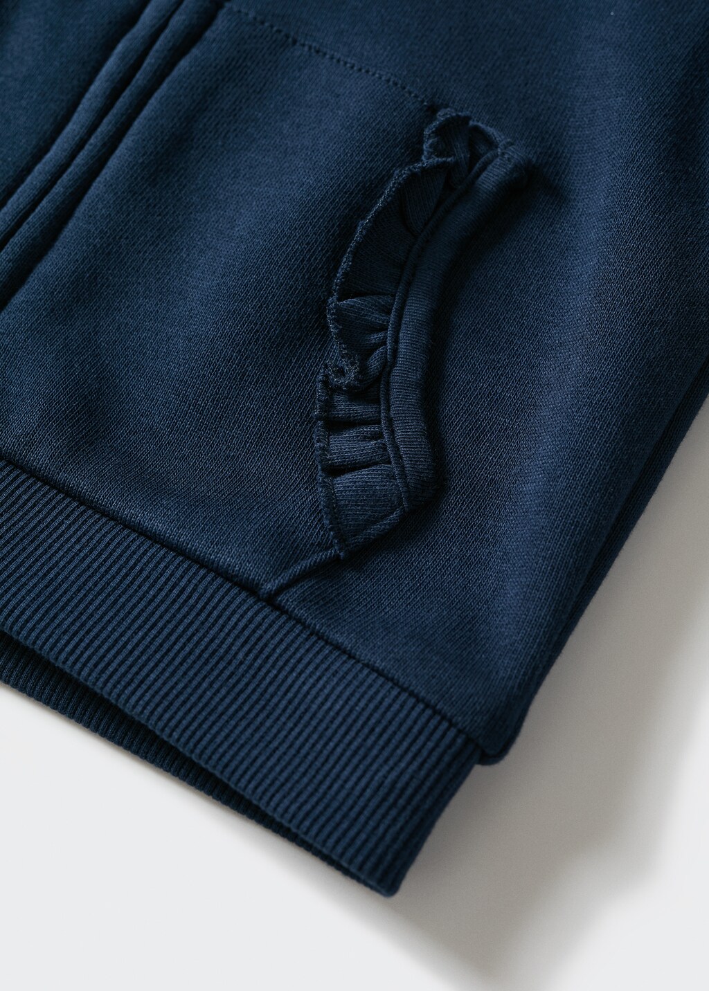 Ruffled cotton sweatshirt - Details of the article 8