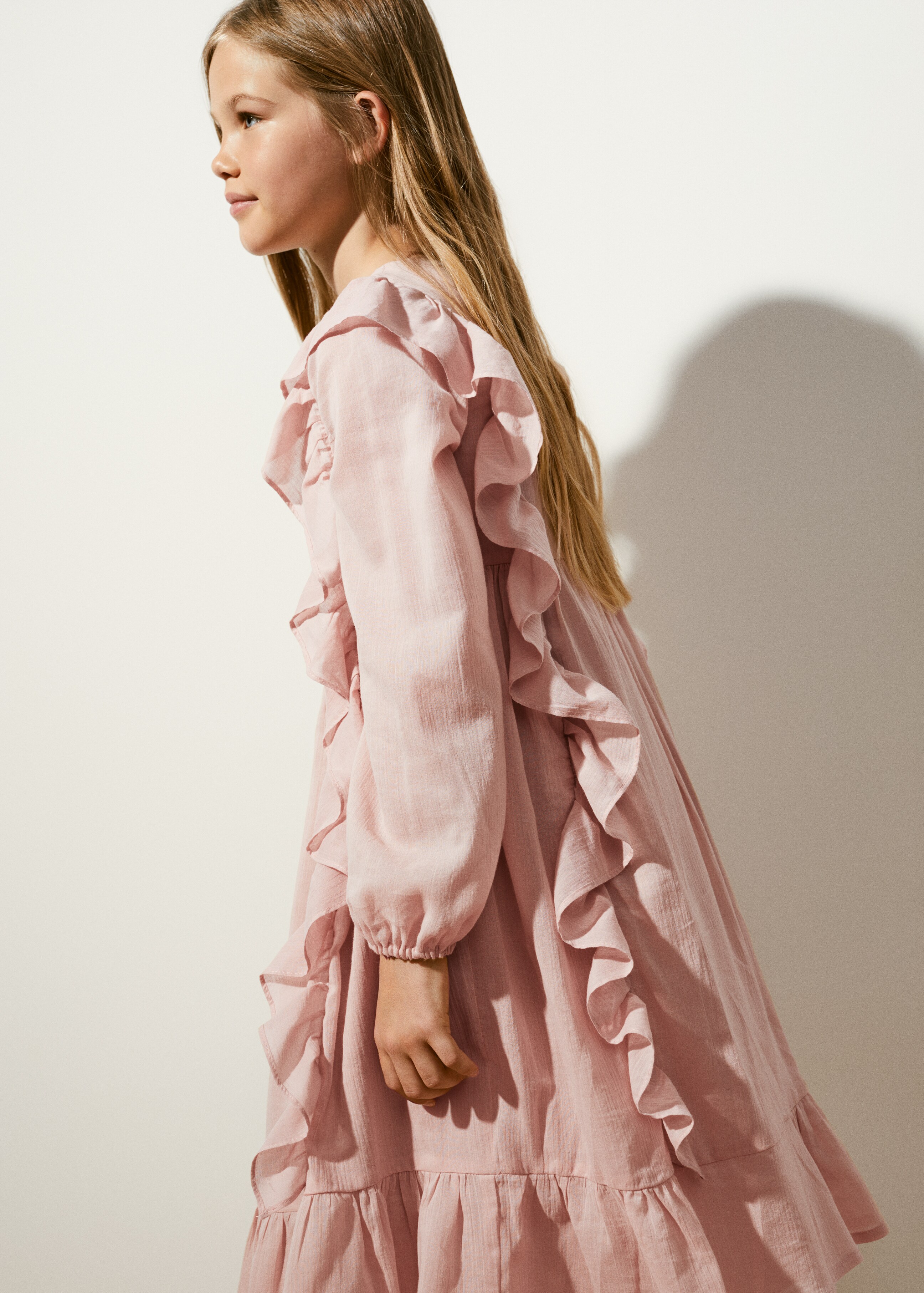 Frill cotton dress - Details of the article 2