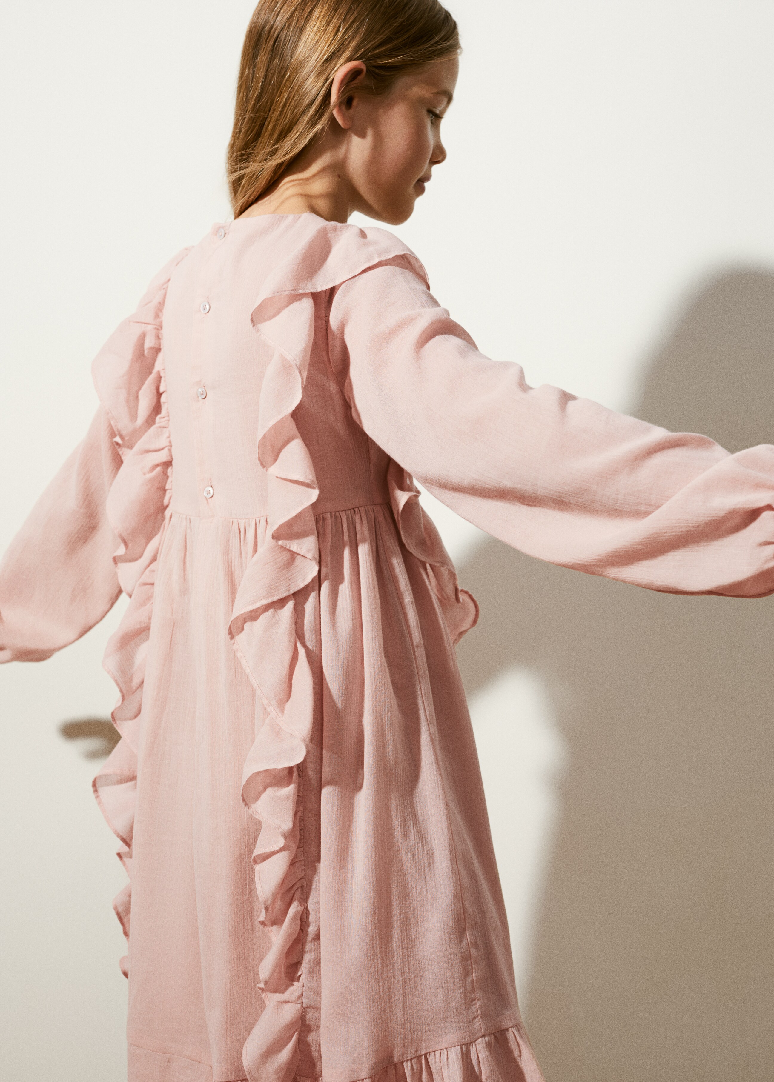Frill cotton dress - Details of the article 3