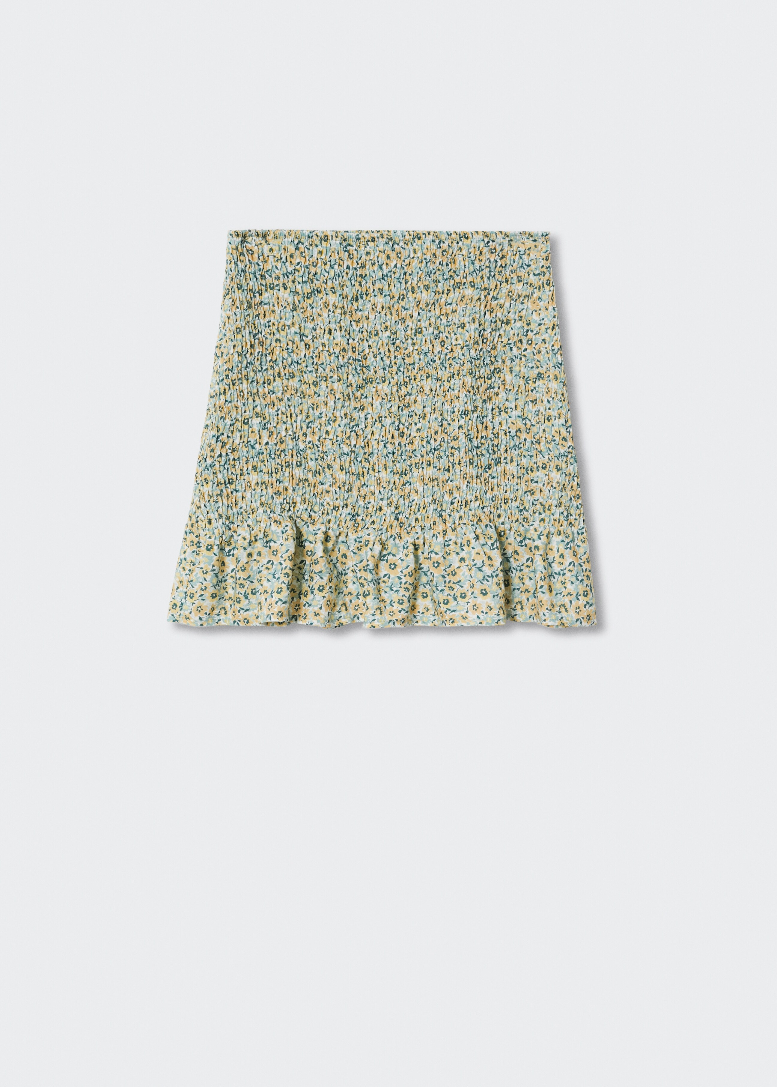 Ruffle flower print skirt - Article without model