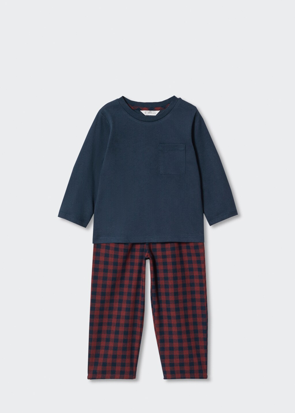 Two-pieces check long pyjamas - Details of the article 8