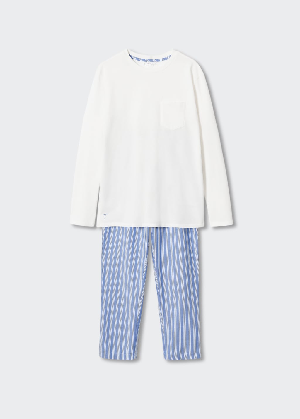 Striped long pyjamas - Article without model