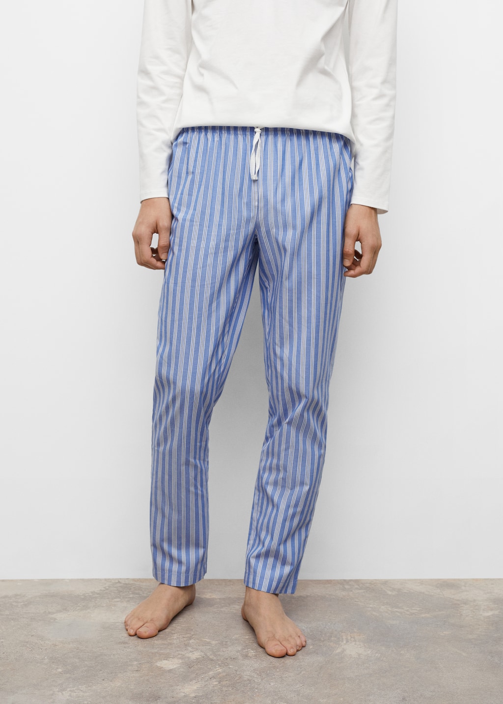 Striped long pyjamas - Details of the article 6