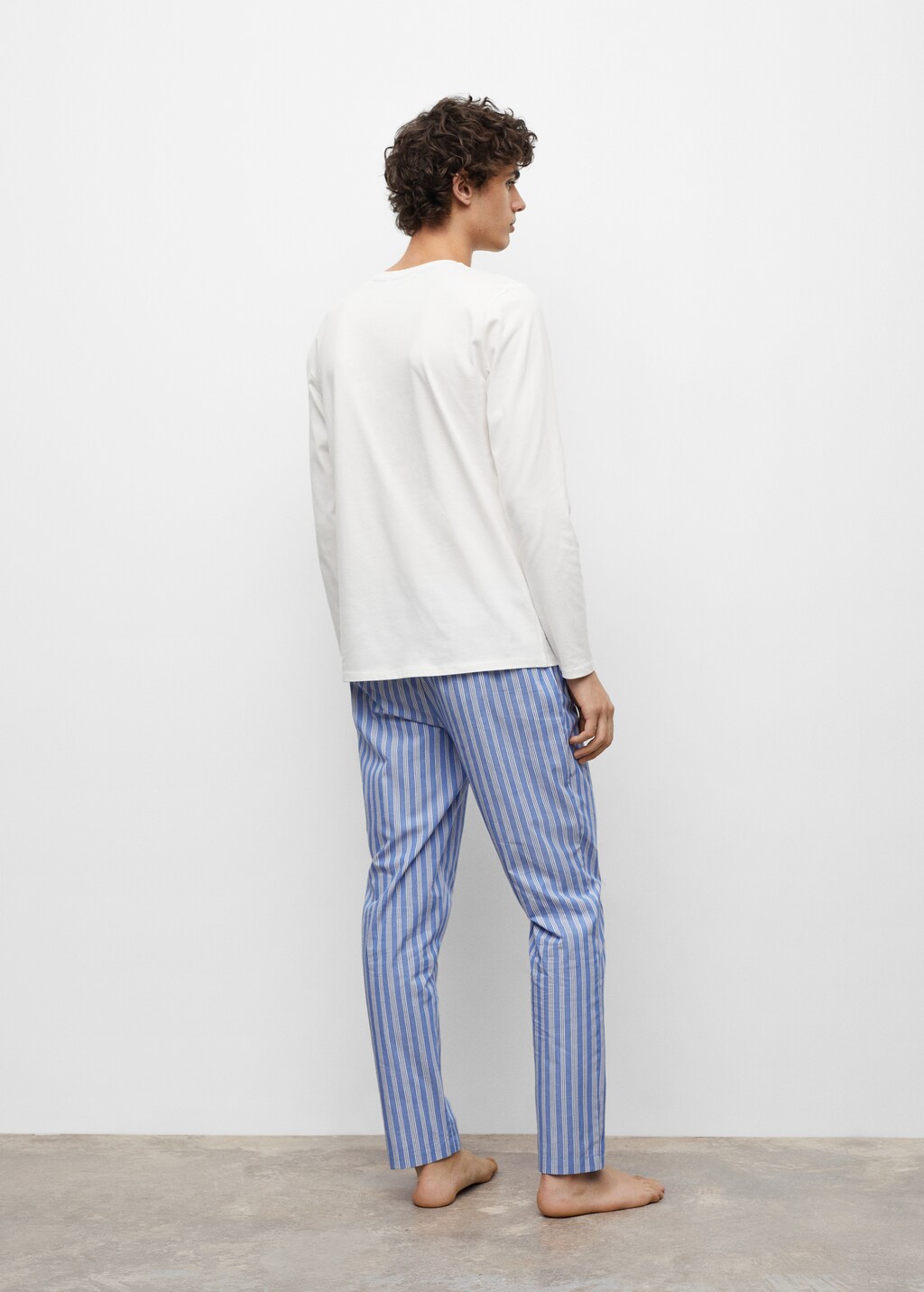 Striped long pyjamas - Reverse of the article