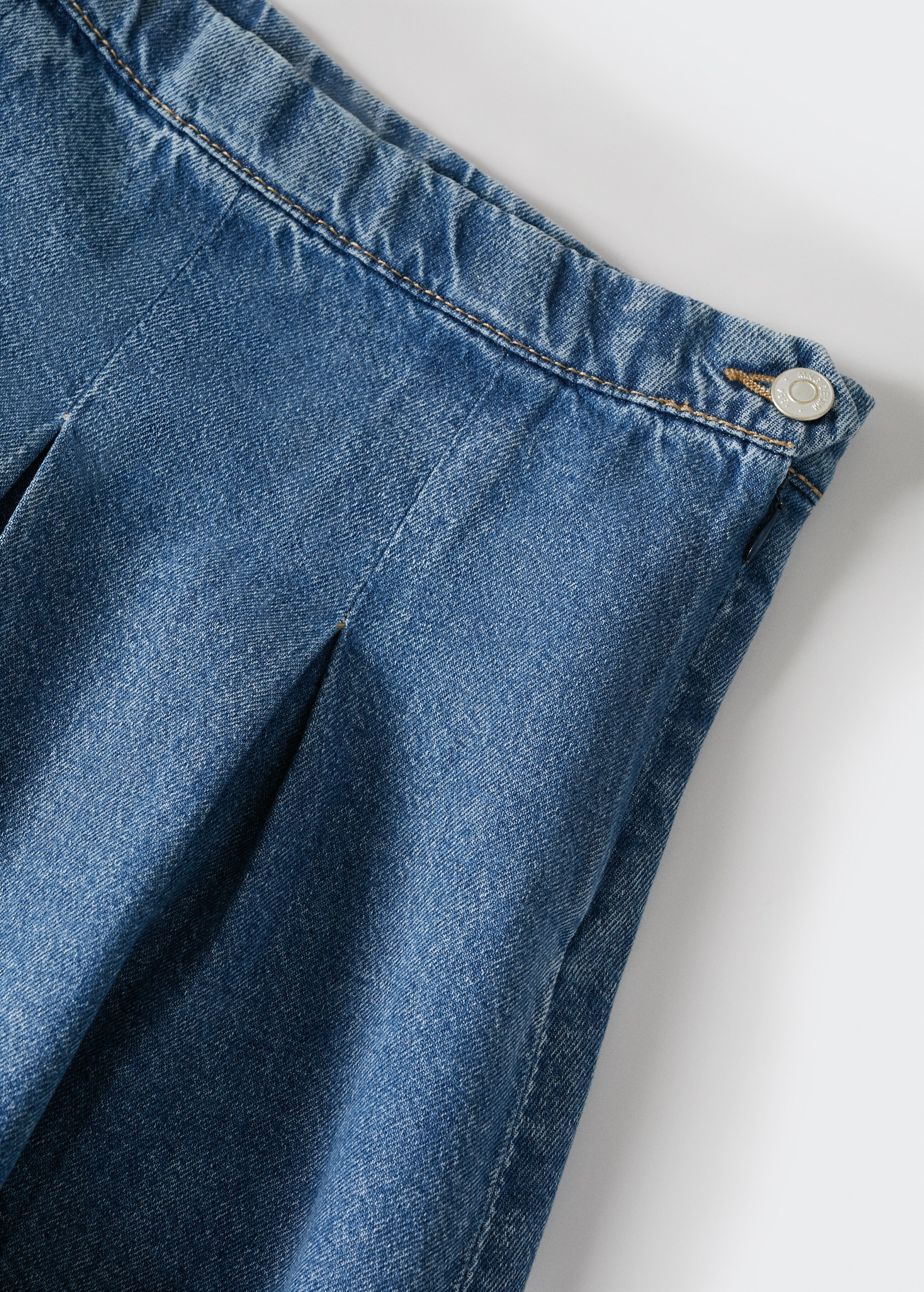 Pleated denim skirt - Details of the article 8