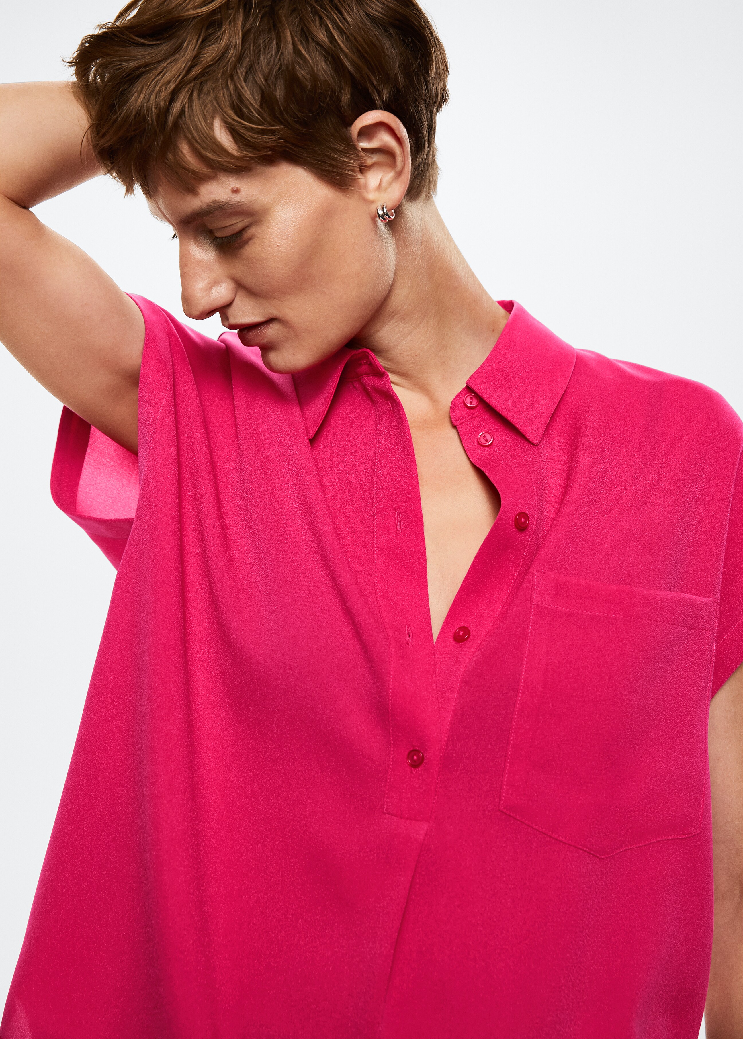 Flowy pocket blouse - Details of the article 1