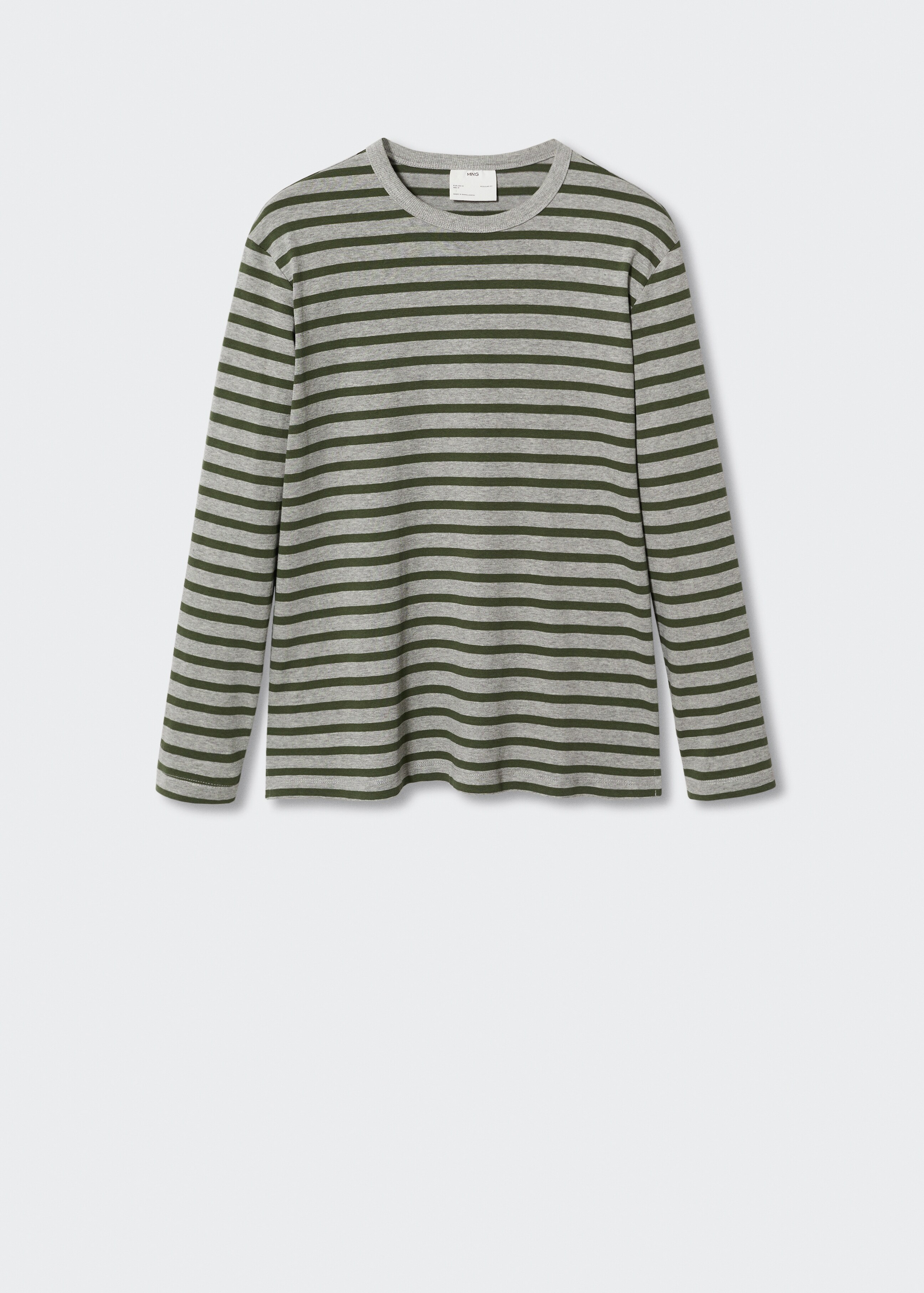 Striped long sleeves t-shirt - Article without model