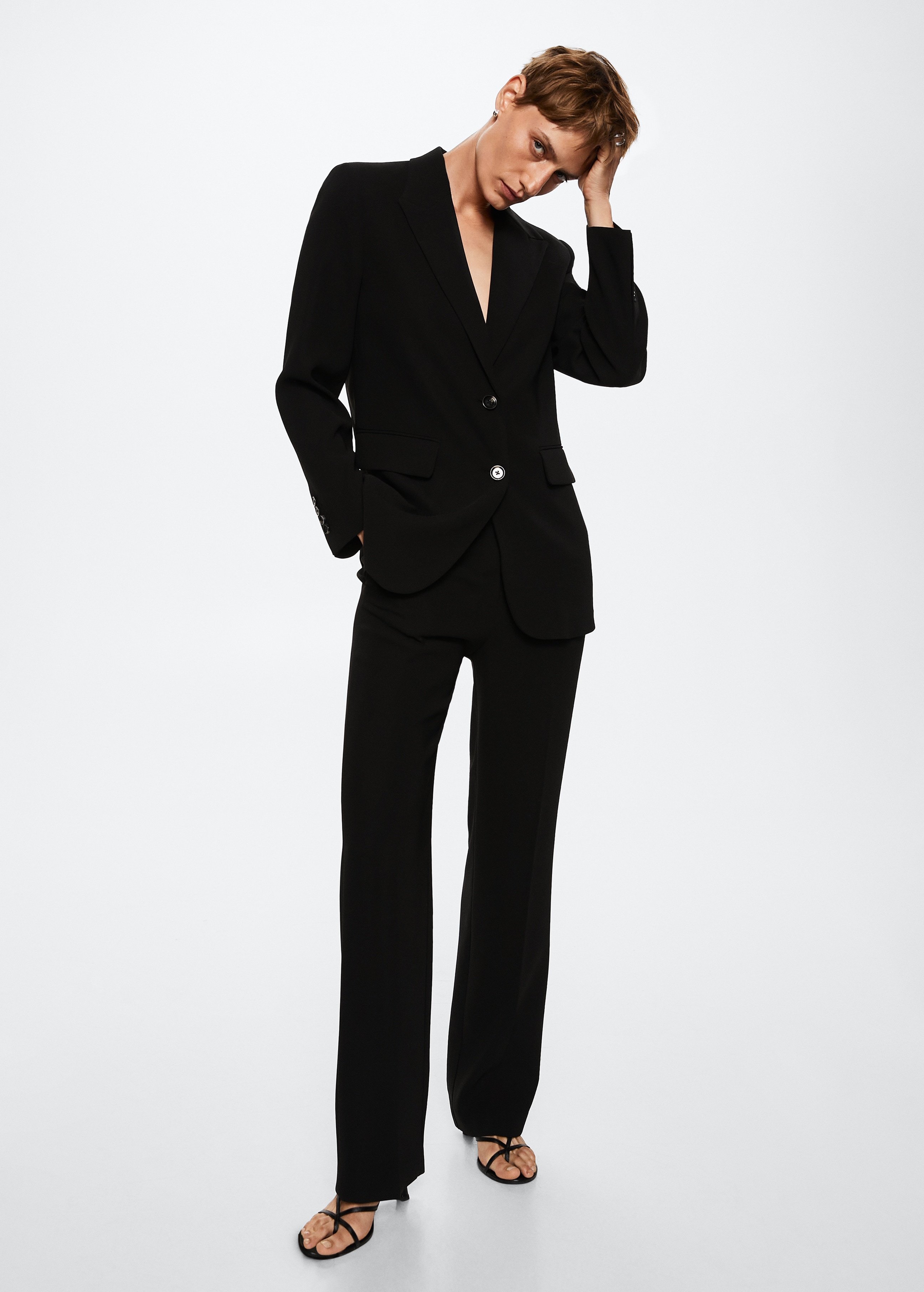 Straight suit pants - Details of the article 6
