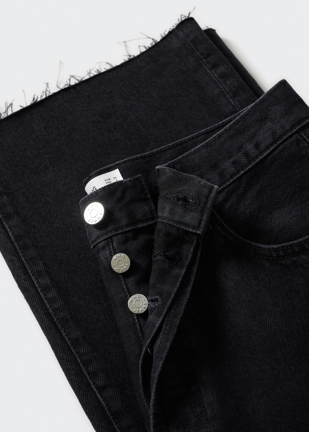 High-waist wideleg jeans - Details of the article 8