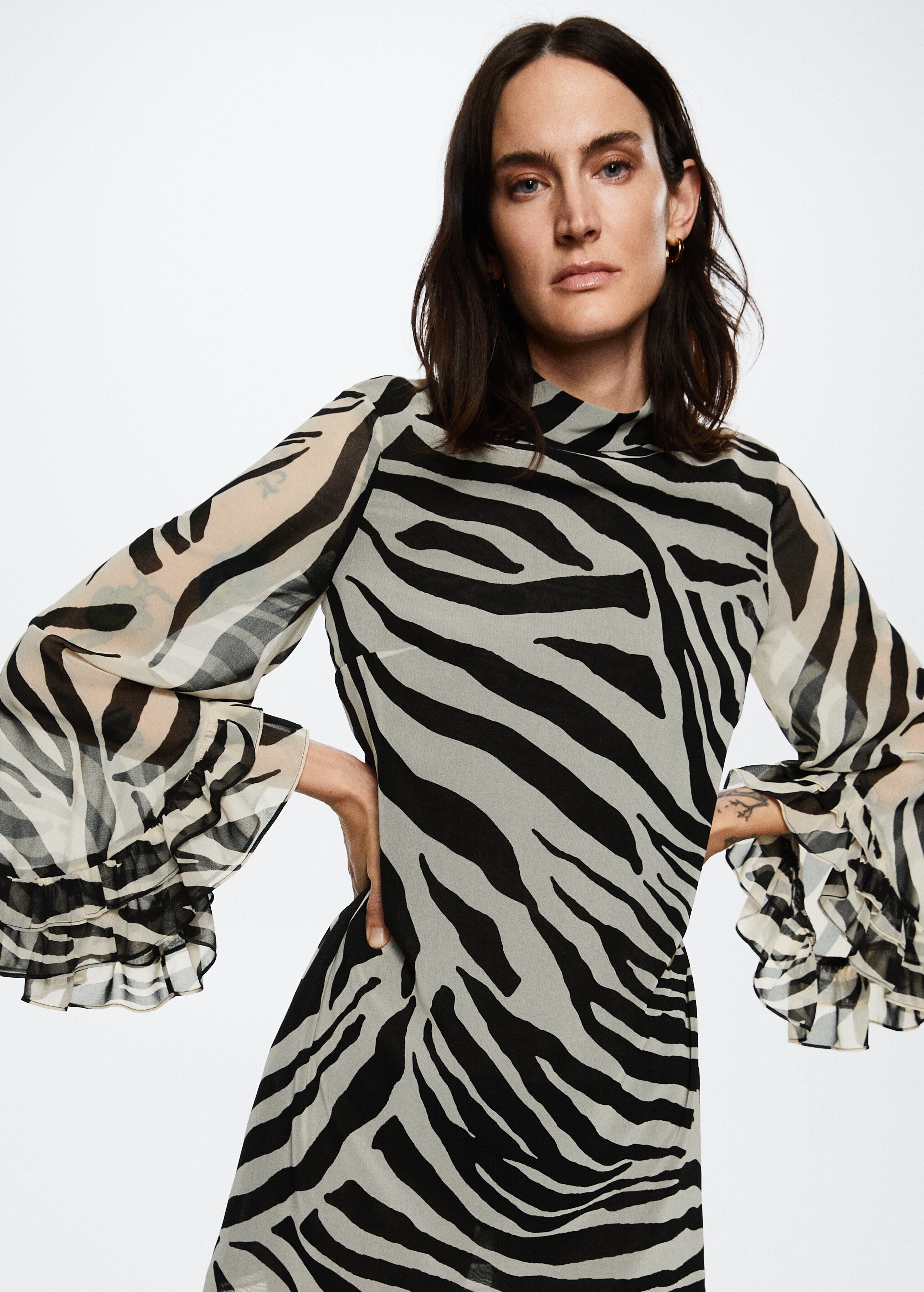 Animal print dress - Details of the article 2