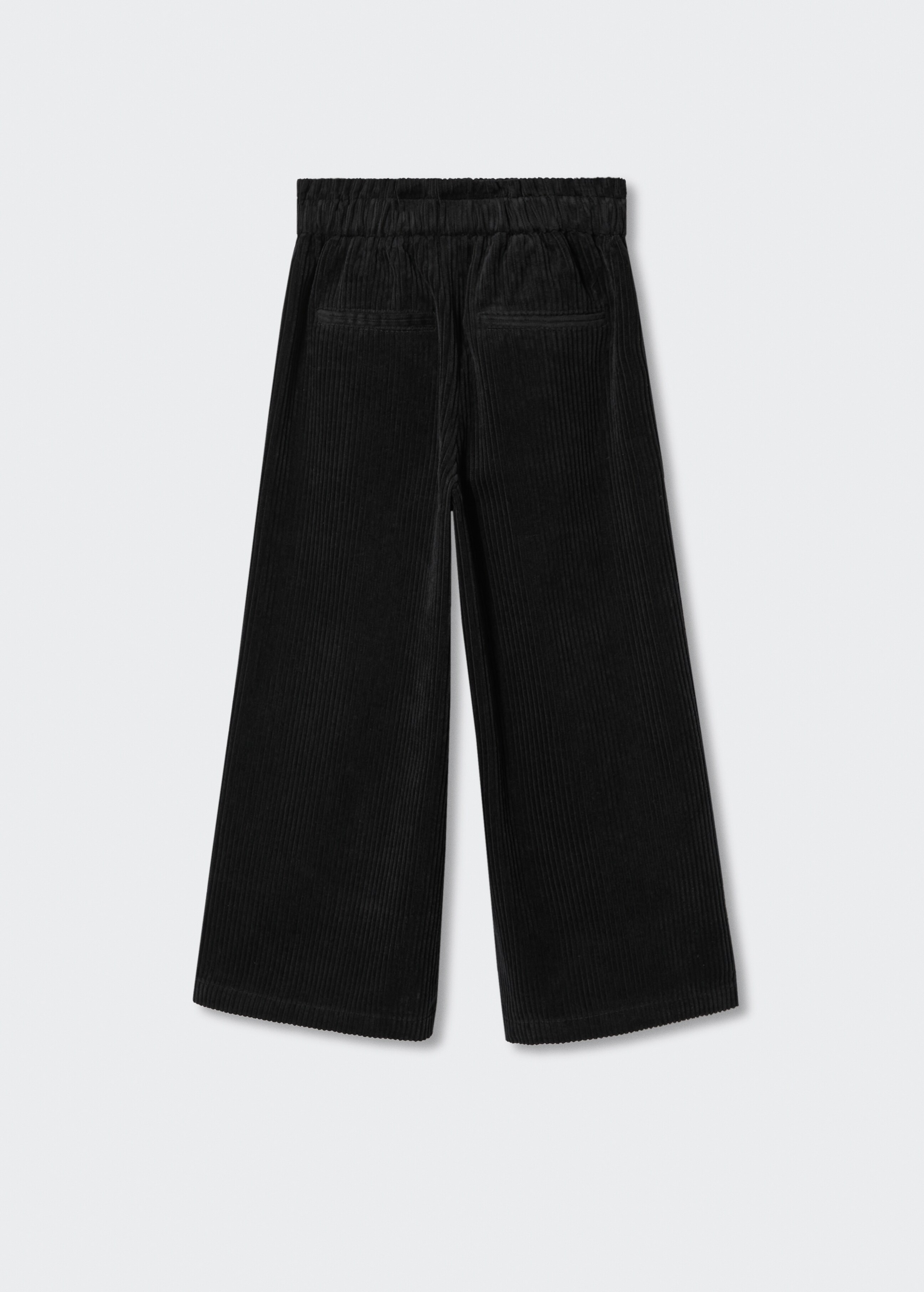 Corduroy culotte trousers - Reverse of the article
