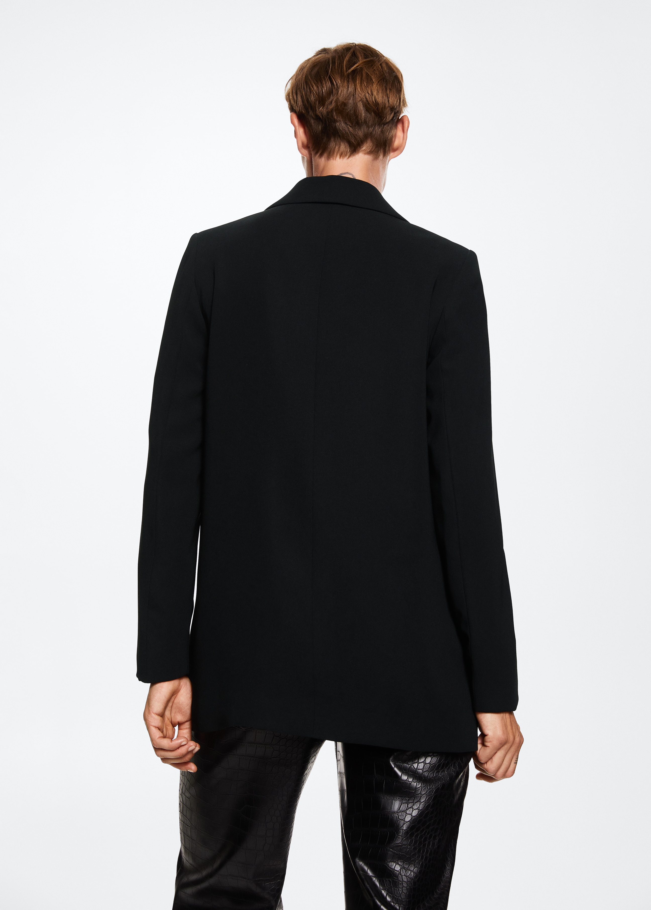 Flowy suit blazer - Reverse of the article