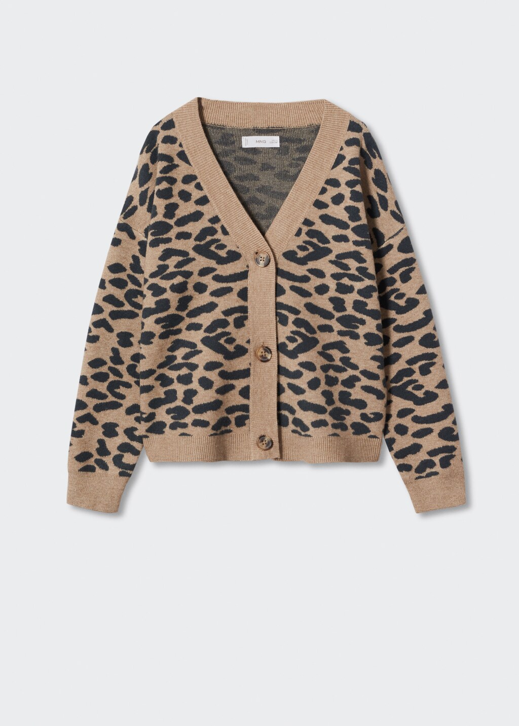 Leopard print cardigan - Article without model