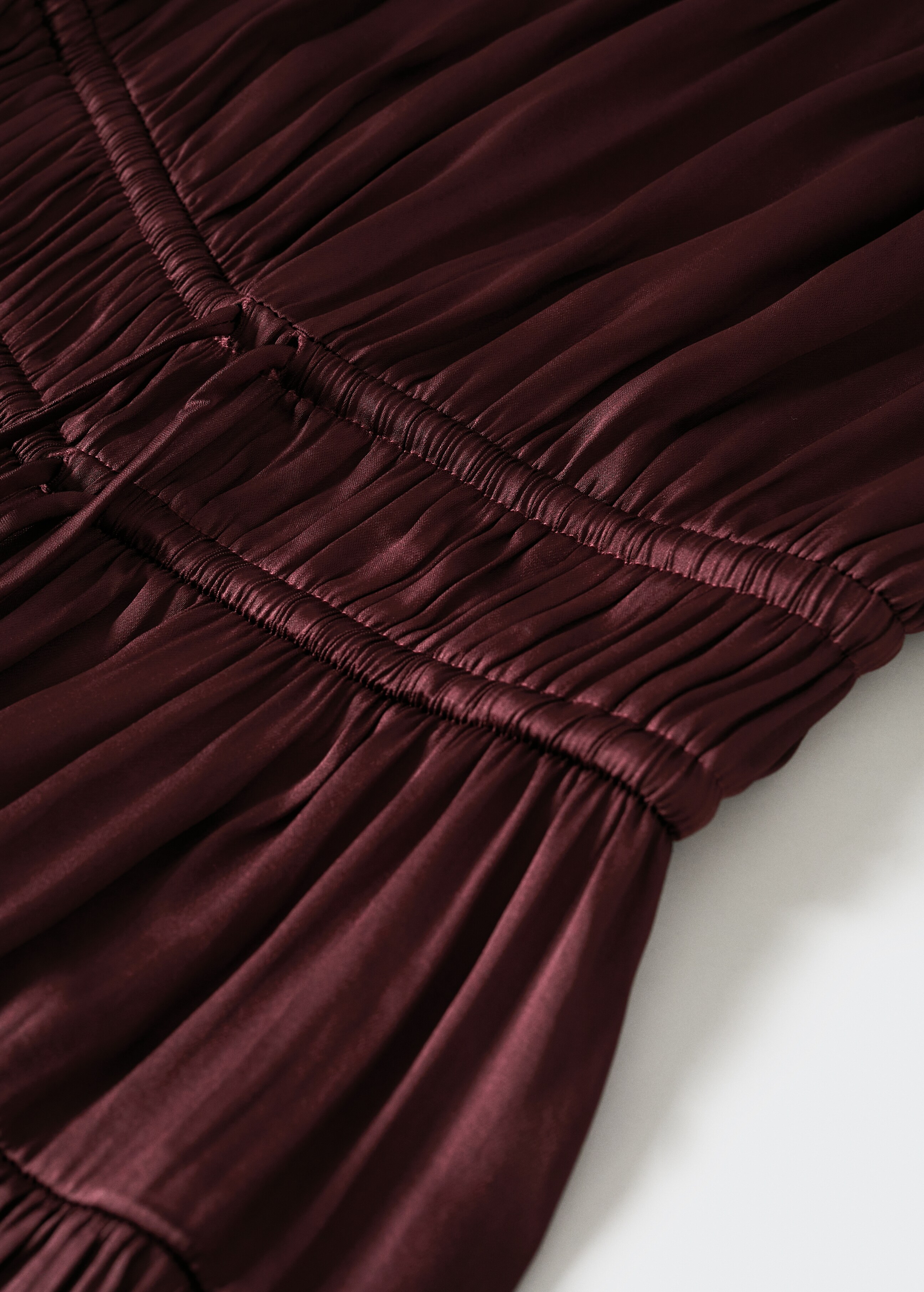 Pleated satin dress - Details of the article 8