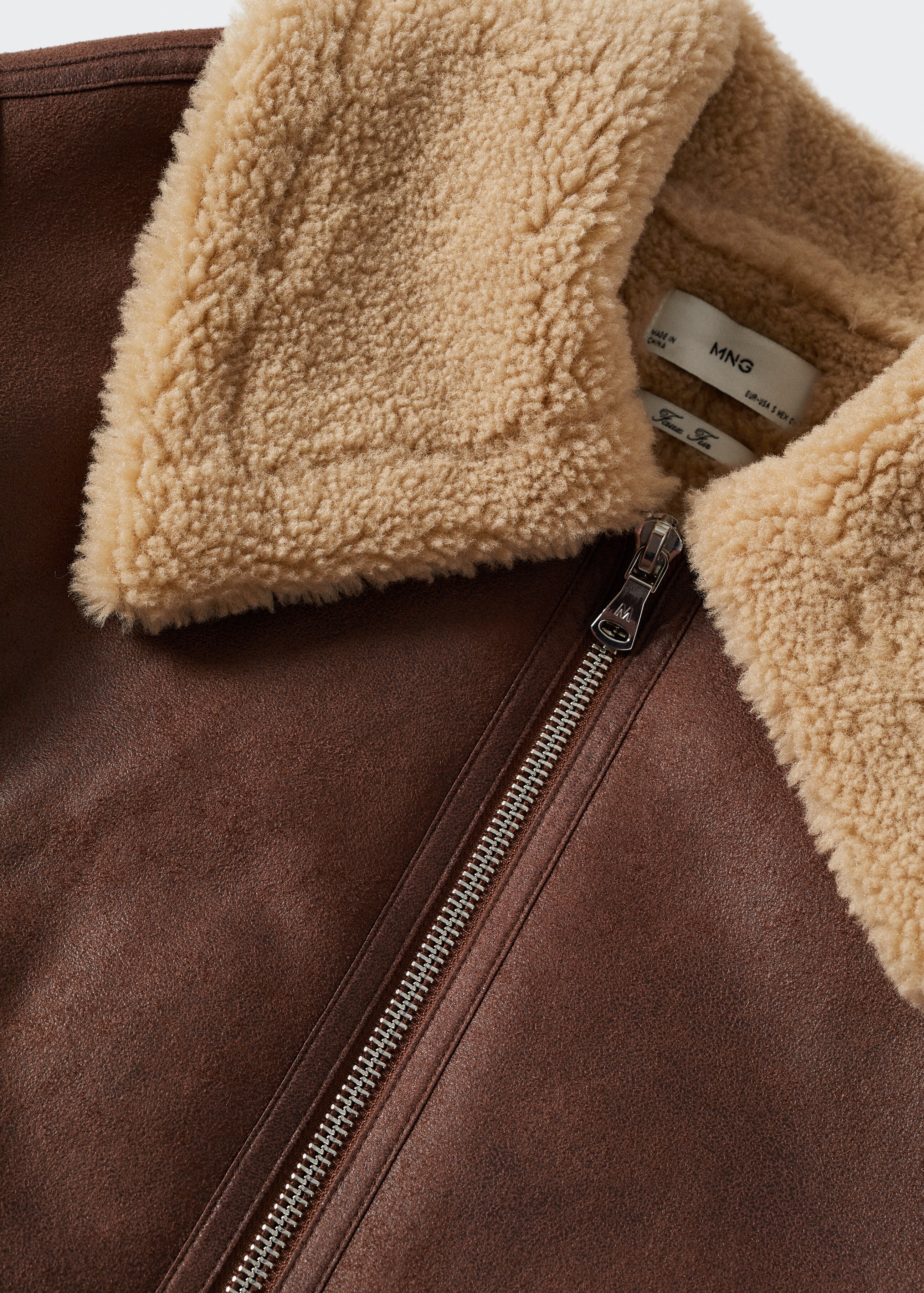 Shearling collar jacket - Details of the article 8