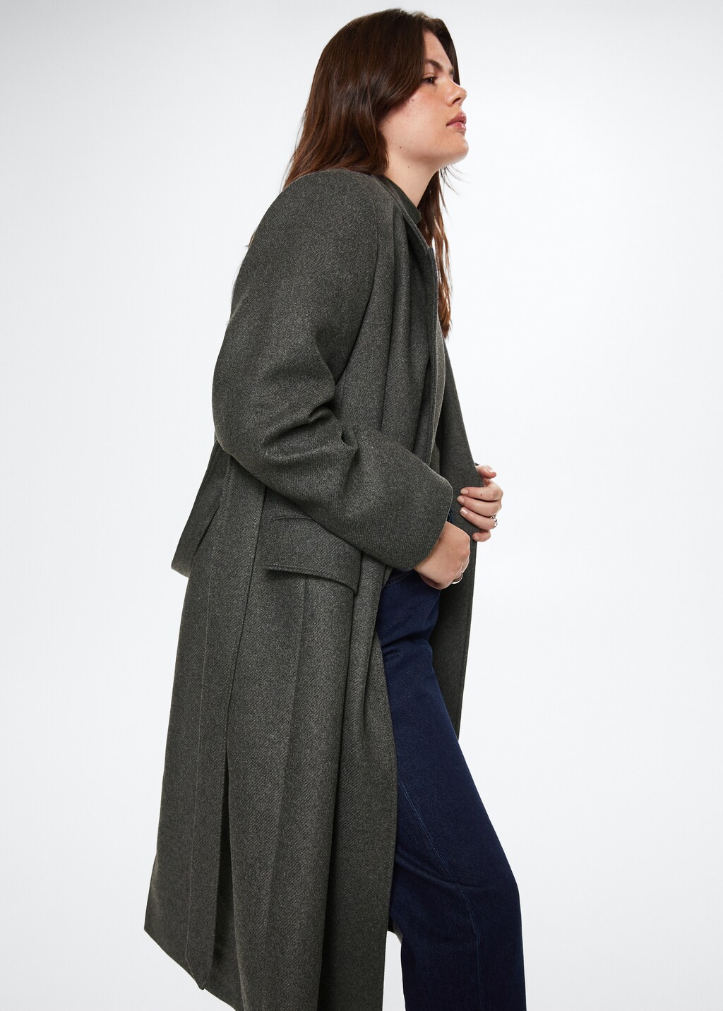 Long coat with lapels - Details of the article 4