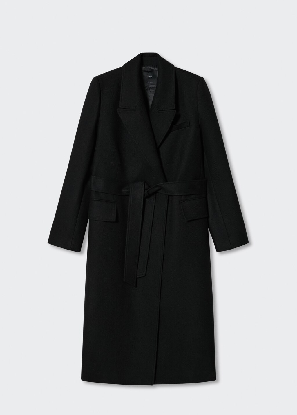 Long coat with lapels - Article without model