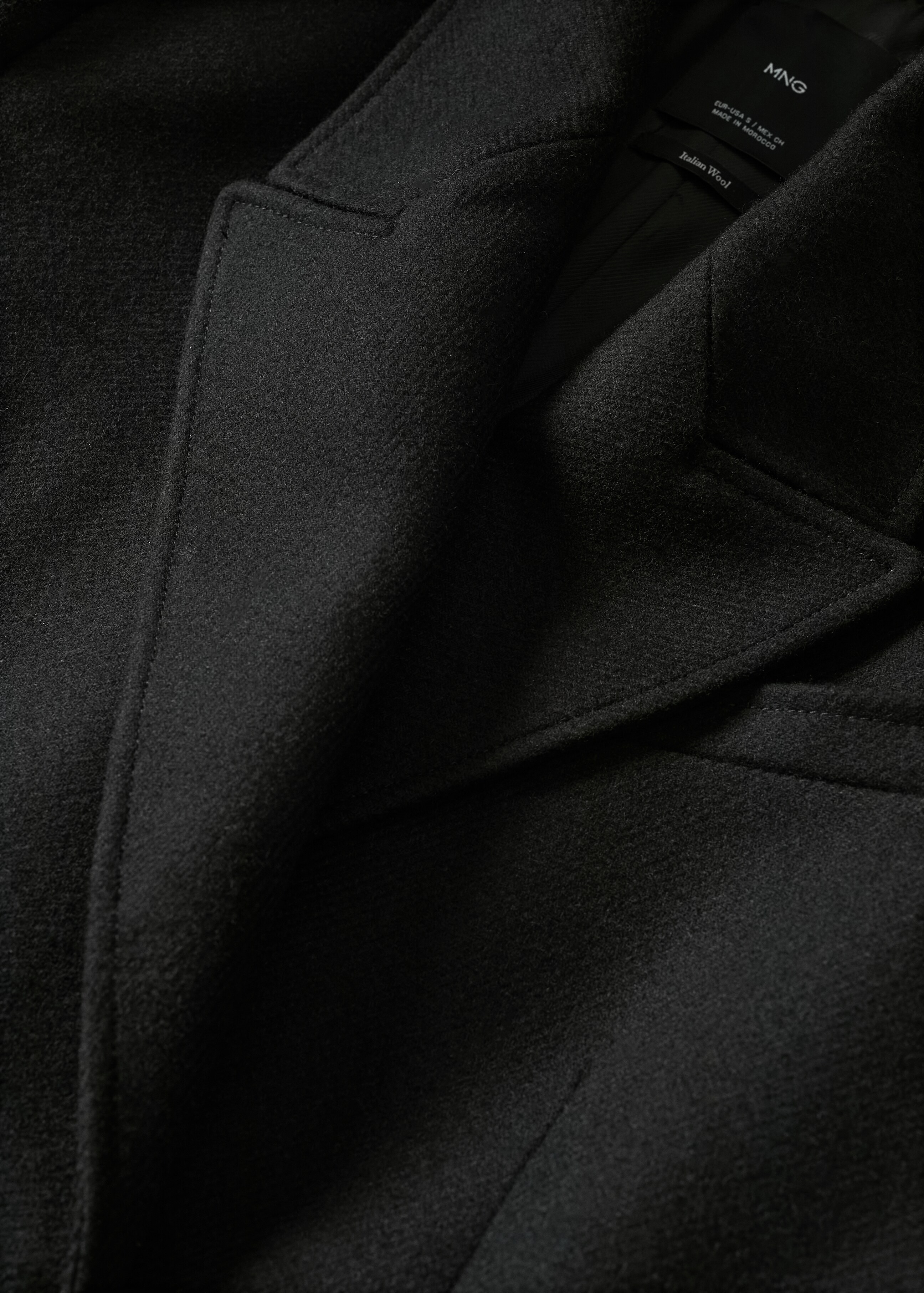 Dlouhý kabát s klopami - Detail zboží 8