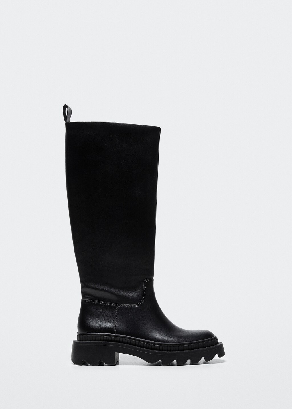 High boots with track sole - Woman | MANGO OUTLET Finland