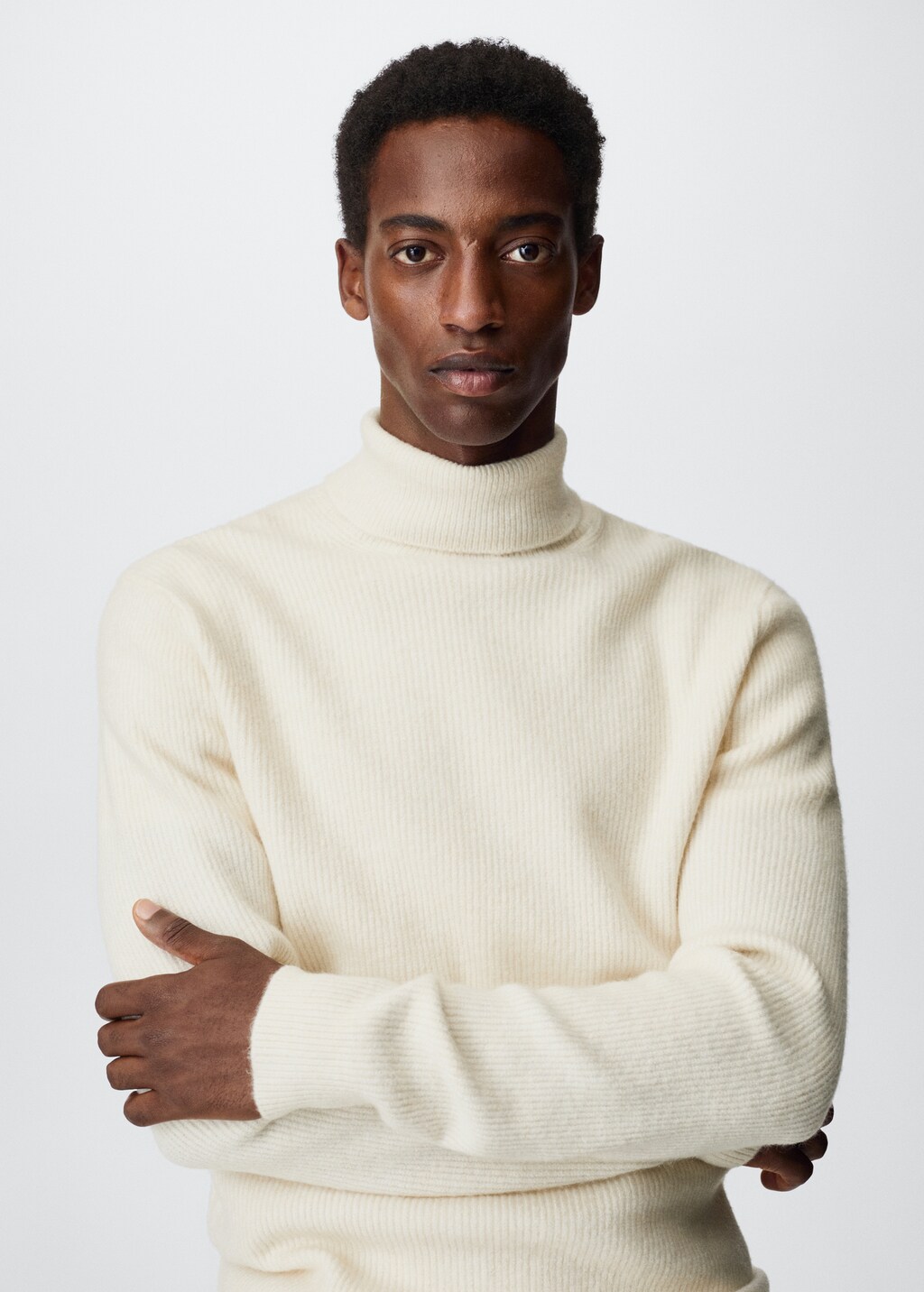 Structured turtleneck sweater - Details of the article 4