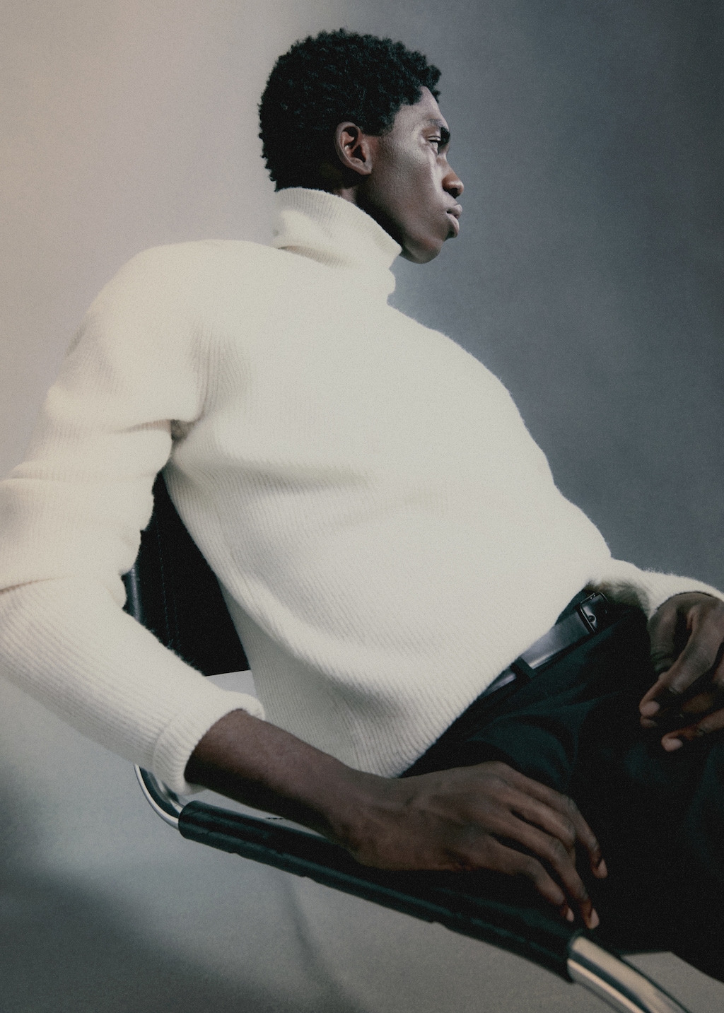 Structured turtleneck sweater - Details of the article 5