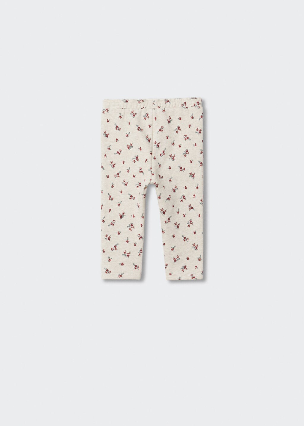 Aufgeraute Jogger Pants mit Blumenmuster - Rückseite des Artikels