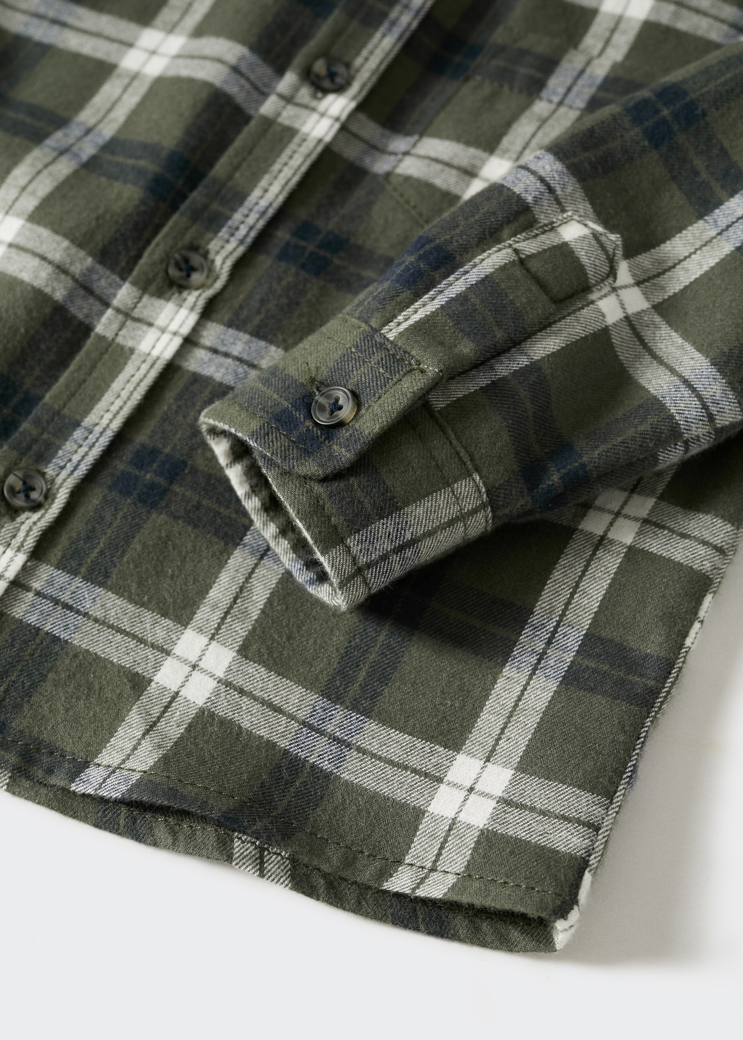 Check cotton shirt - Details of the article 0
