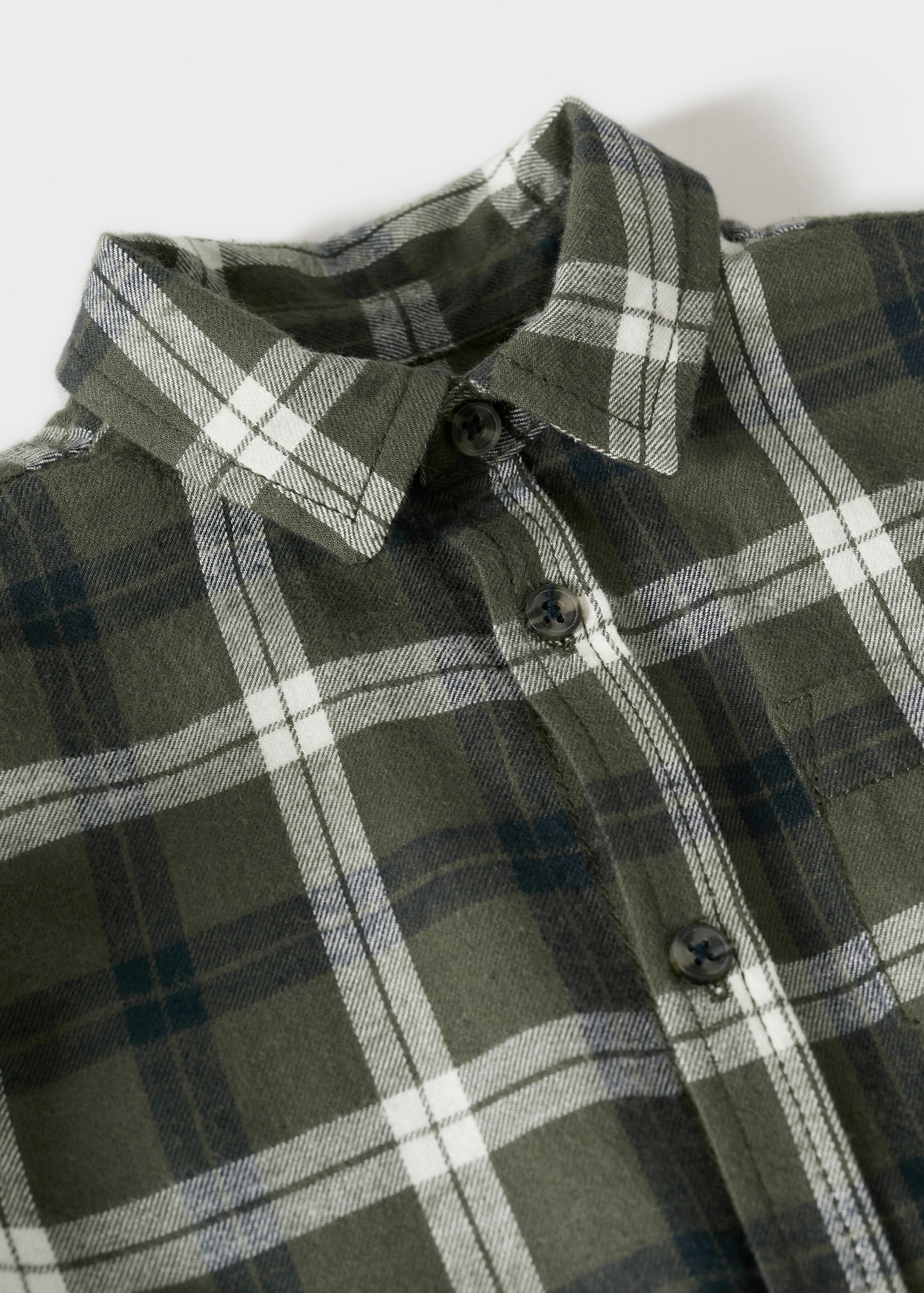 Check cotton shirt - Details of the article 8