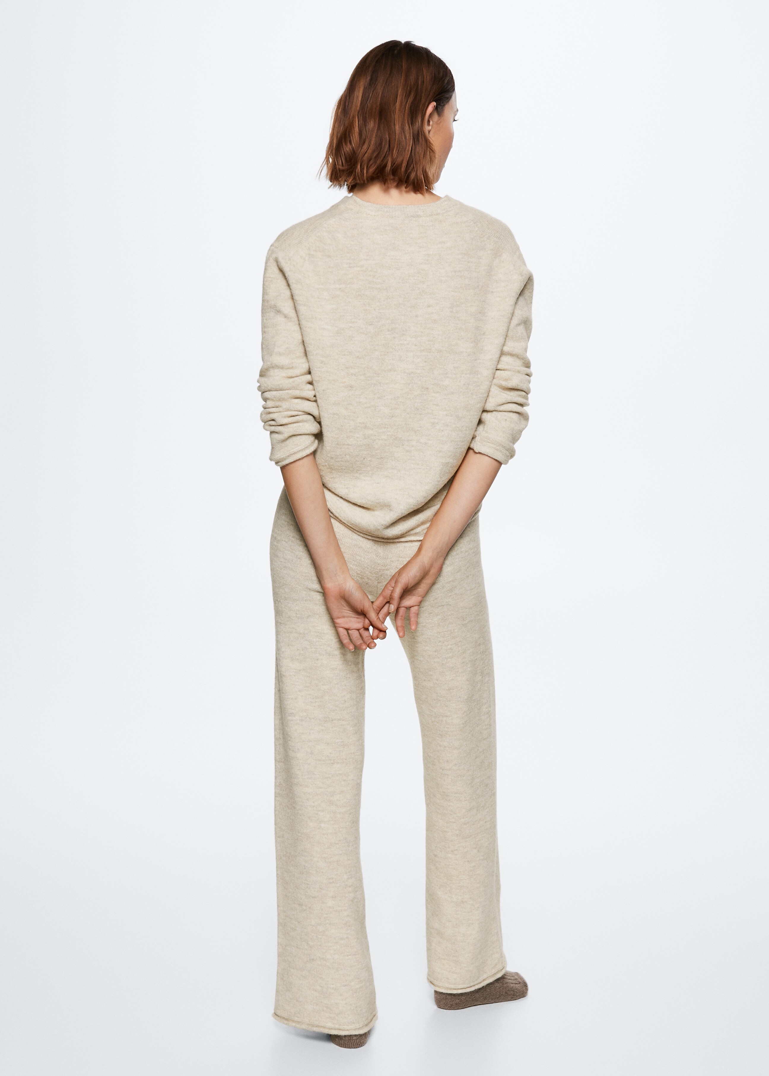 Knitted pyjama trousers - Reverse of the article