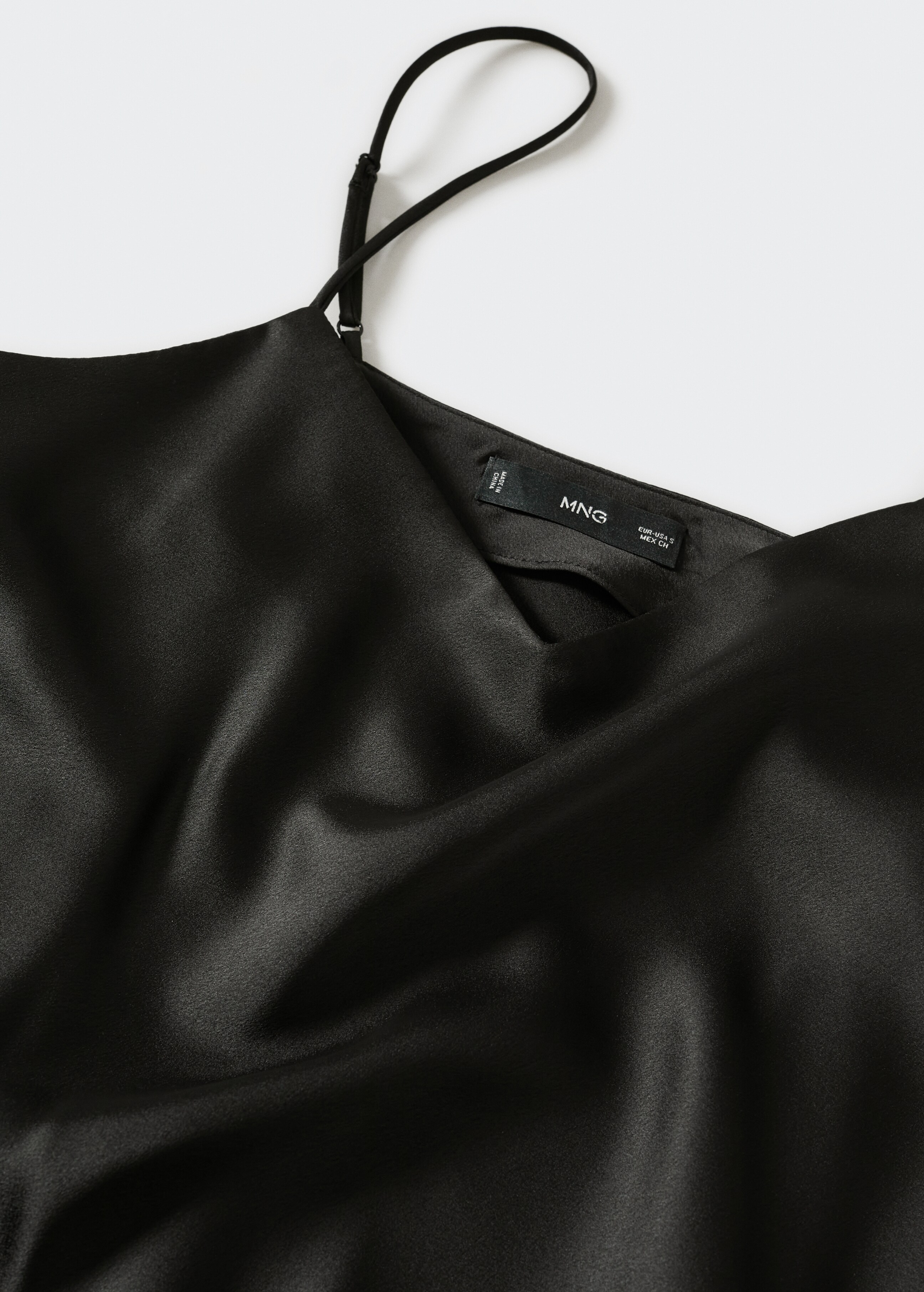 Satin top with straps - Details of the article 8