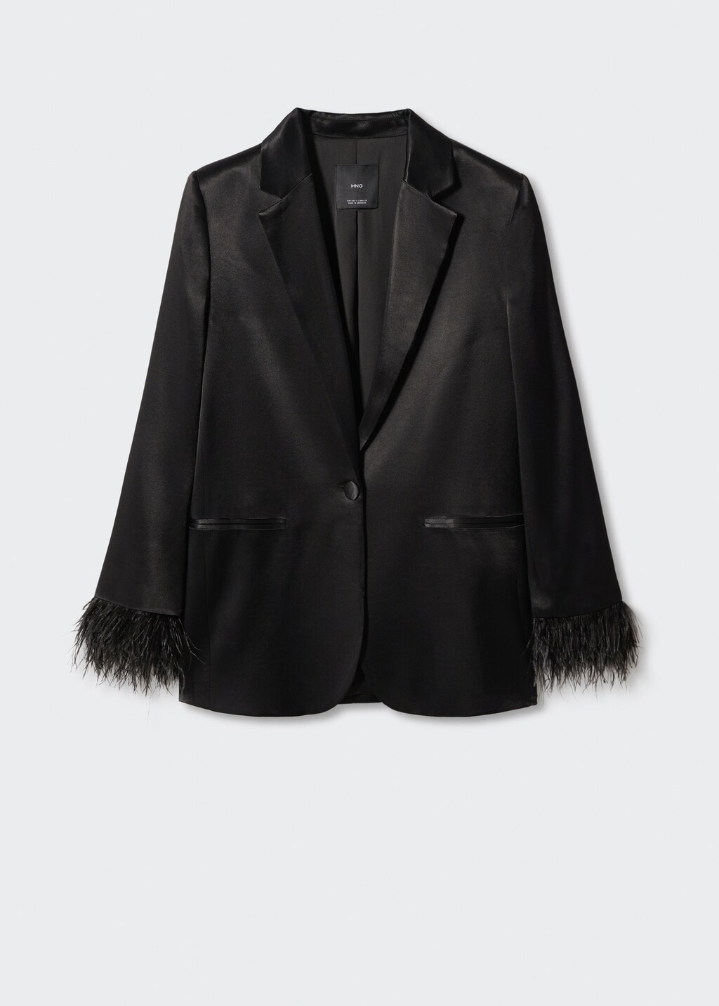 Tailored jacket with feather detail - Article without model