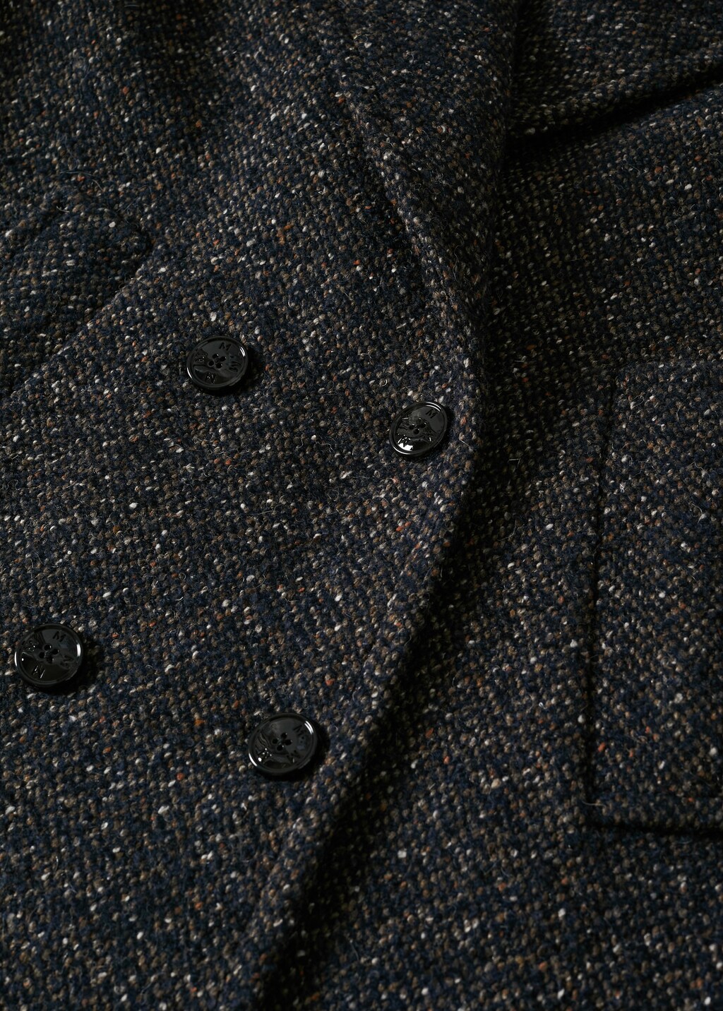 Marbled coat with lapels - Details of the article 8