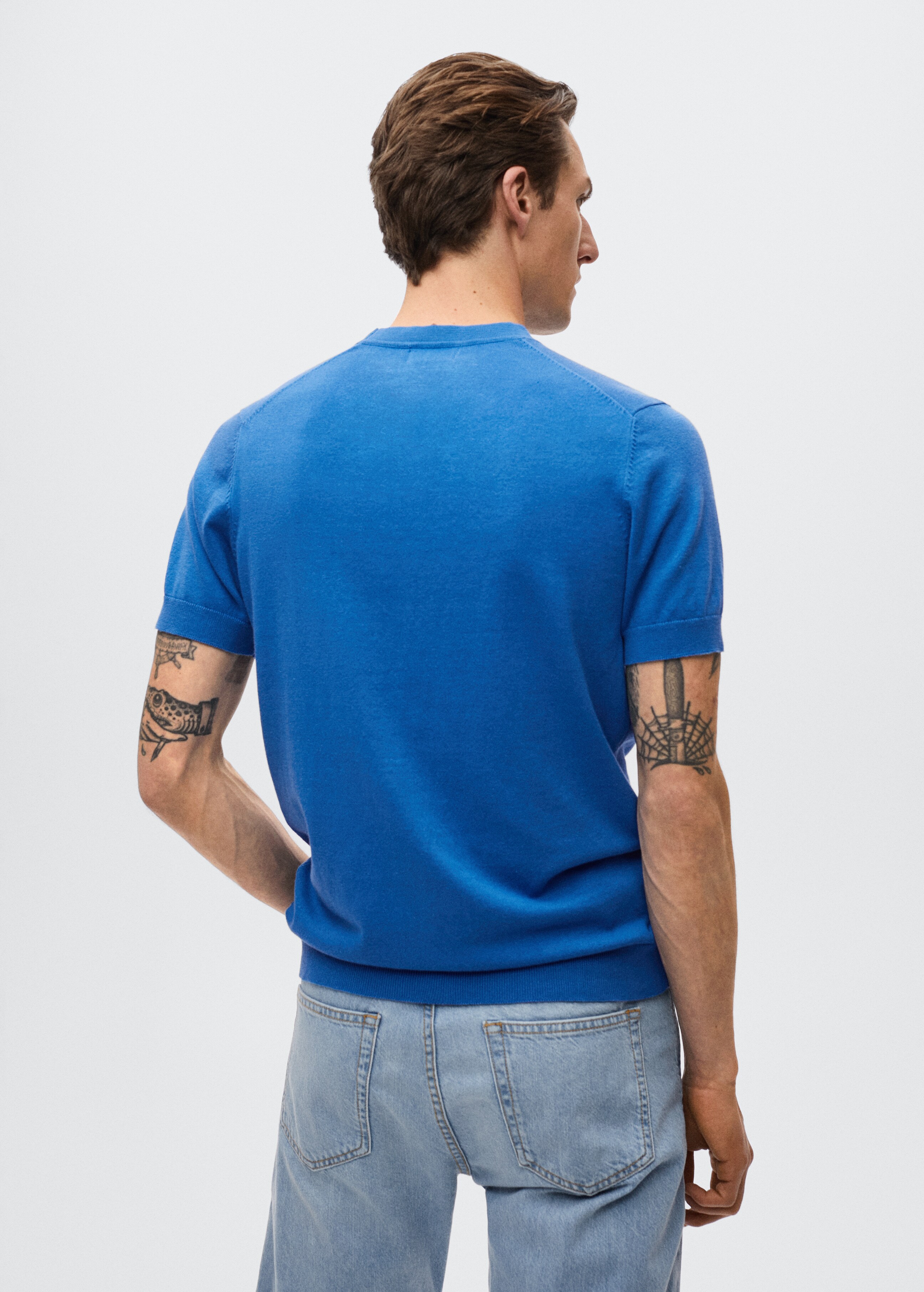 Camiseta punto algodón - Reverso del artículo