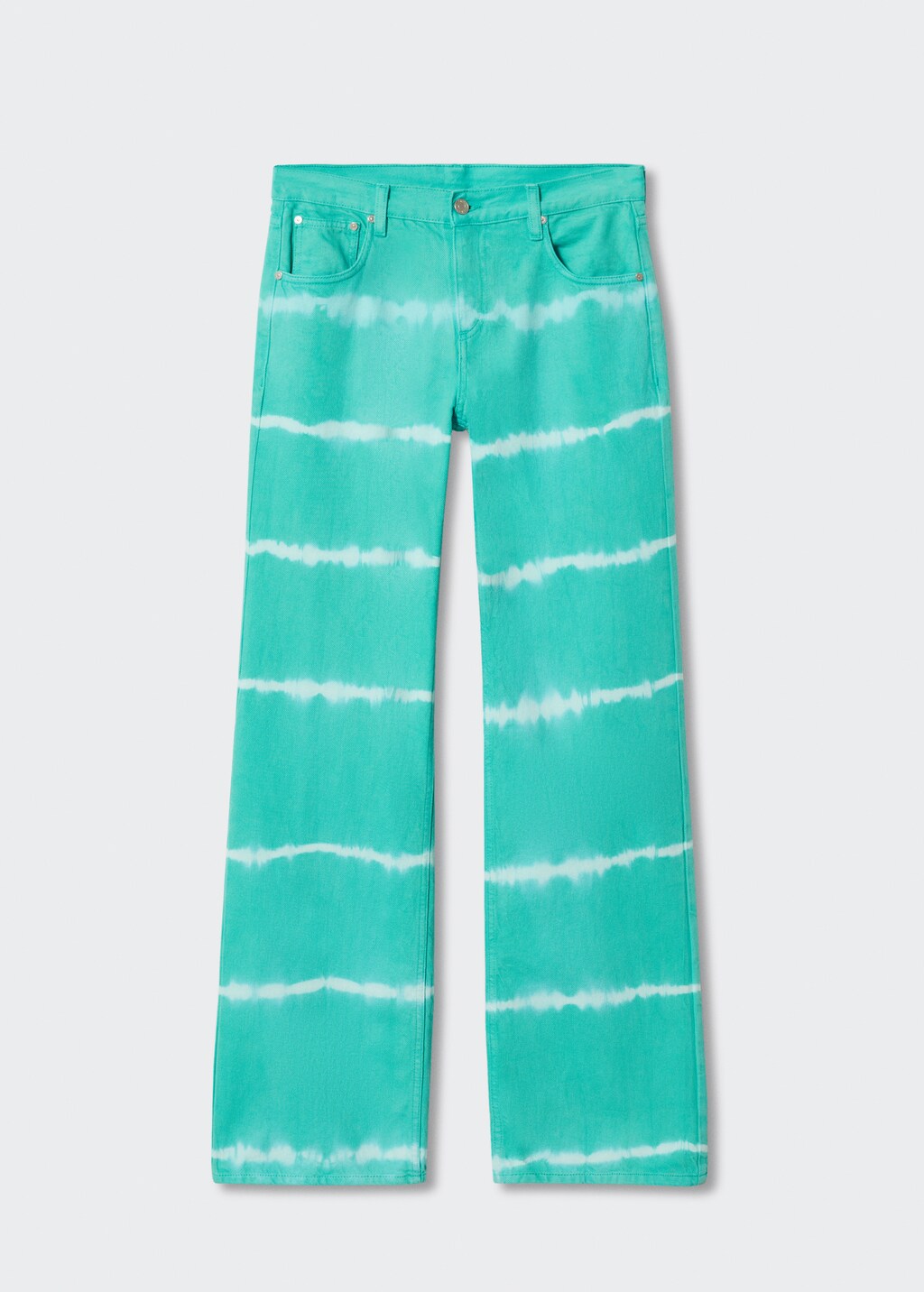 Wideleg tie-dye jeans - Article without model