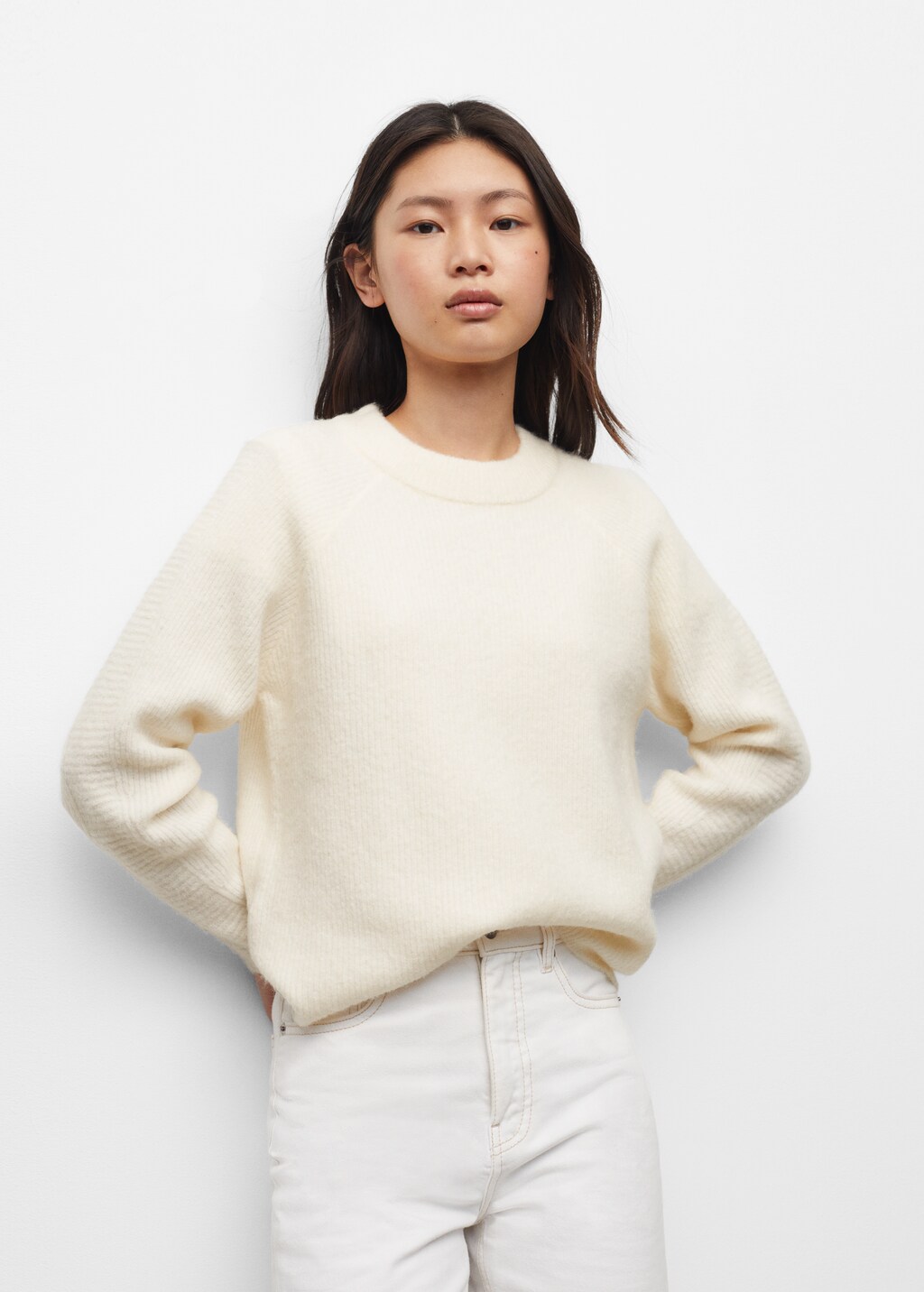 Ribbed knit sweater - Details of the article 2