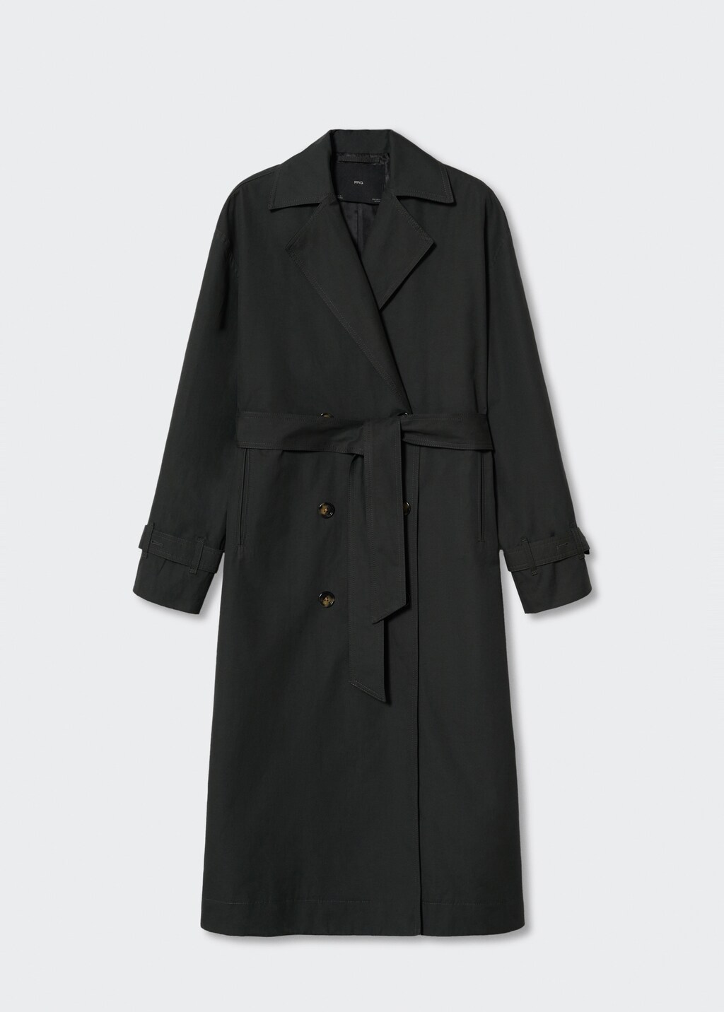 Oversize-Trenchcoat aus Baumwolle - Artikel ohne Model