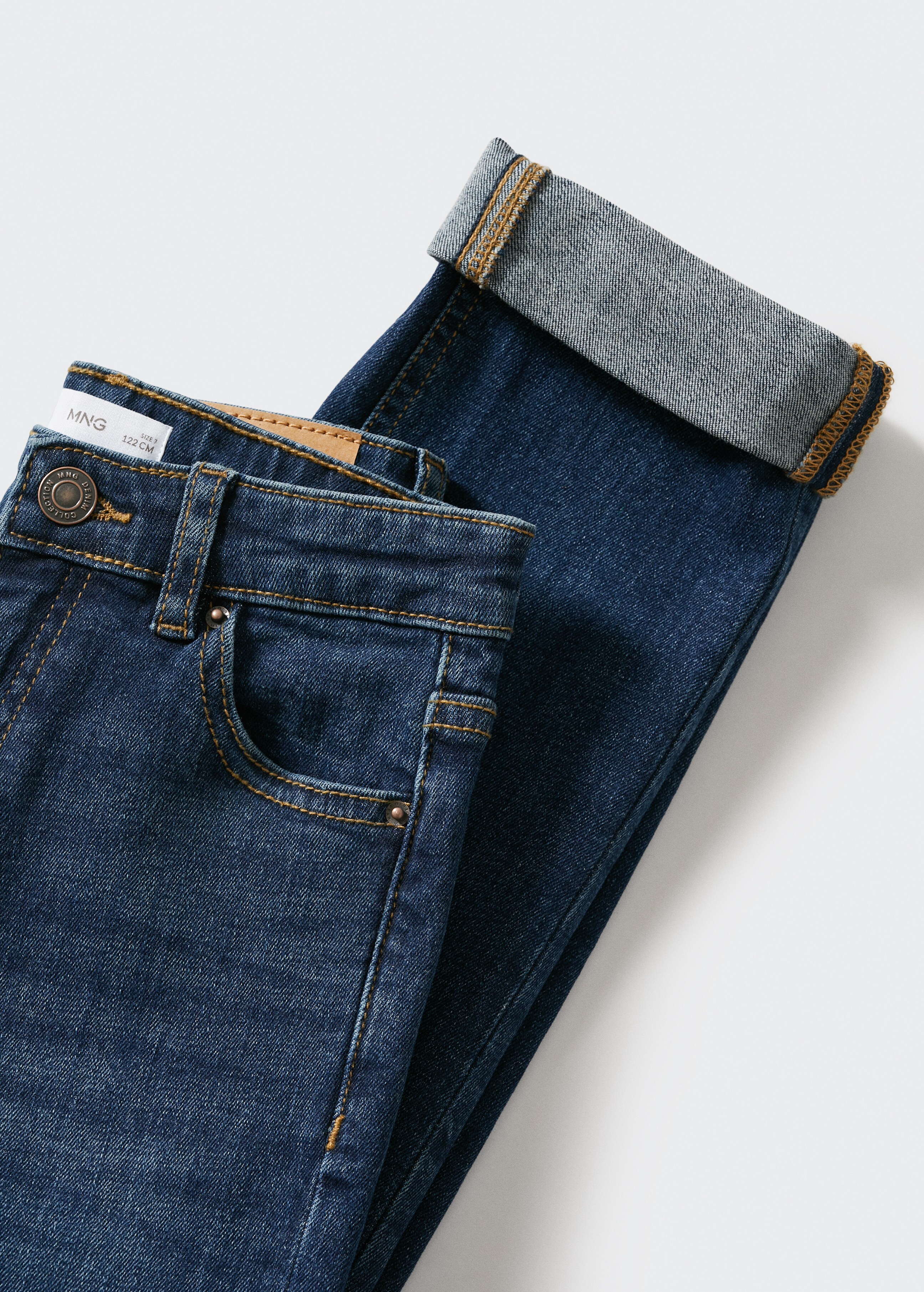 Regular jeans with turn-up hem  - Details of the article 8