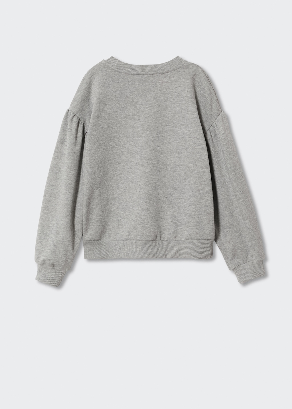 Textured message sweatshirt