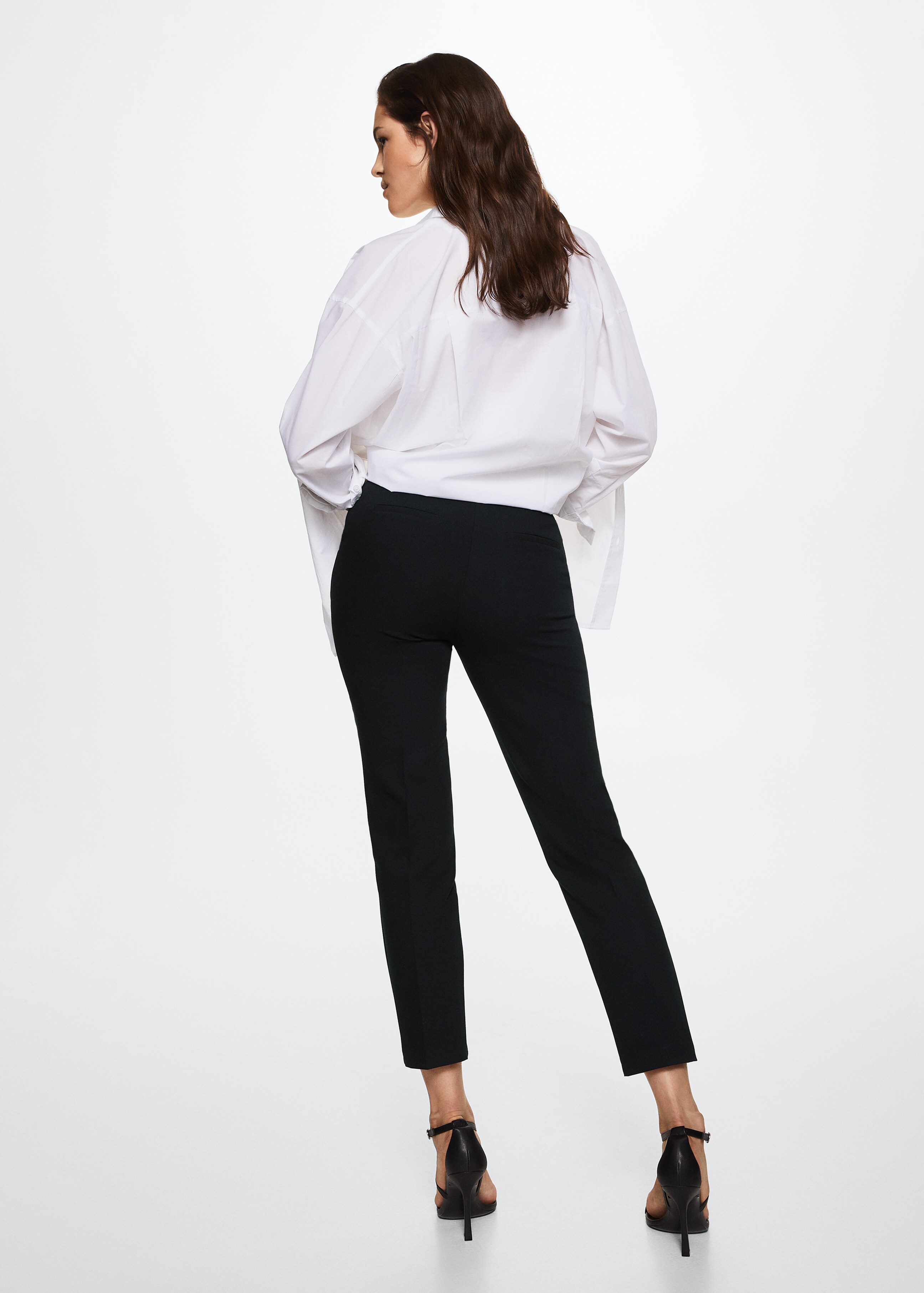 Crop skinny trousers - Reverse of the article