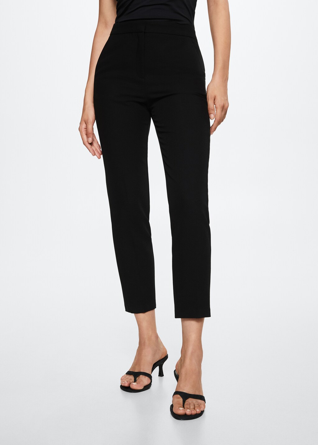 Crop skinny trousers - Medium plane