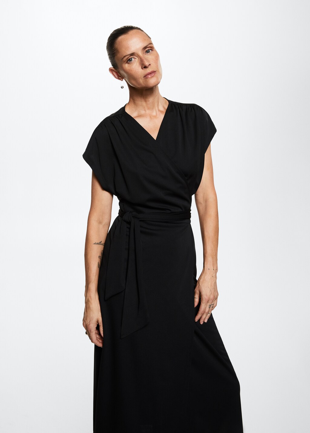 Bow wrap dress - Medium plane