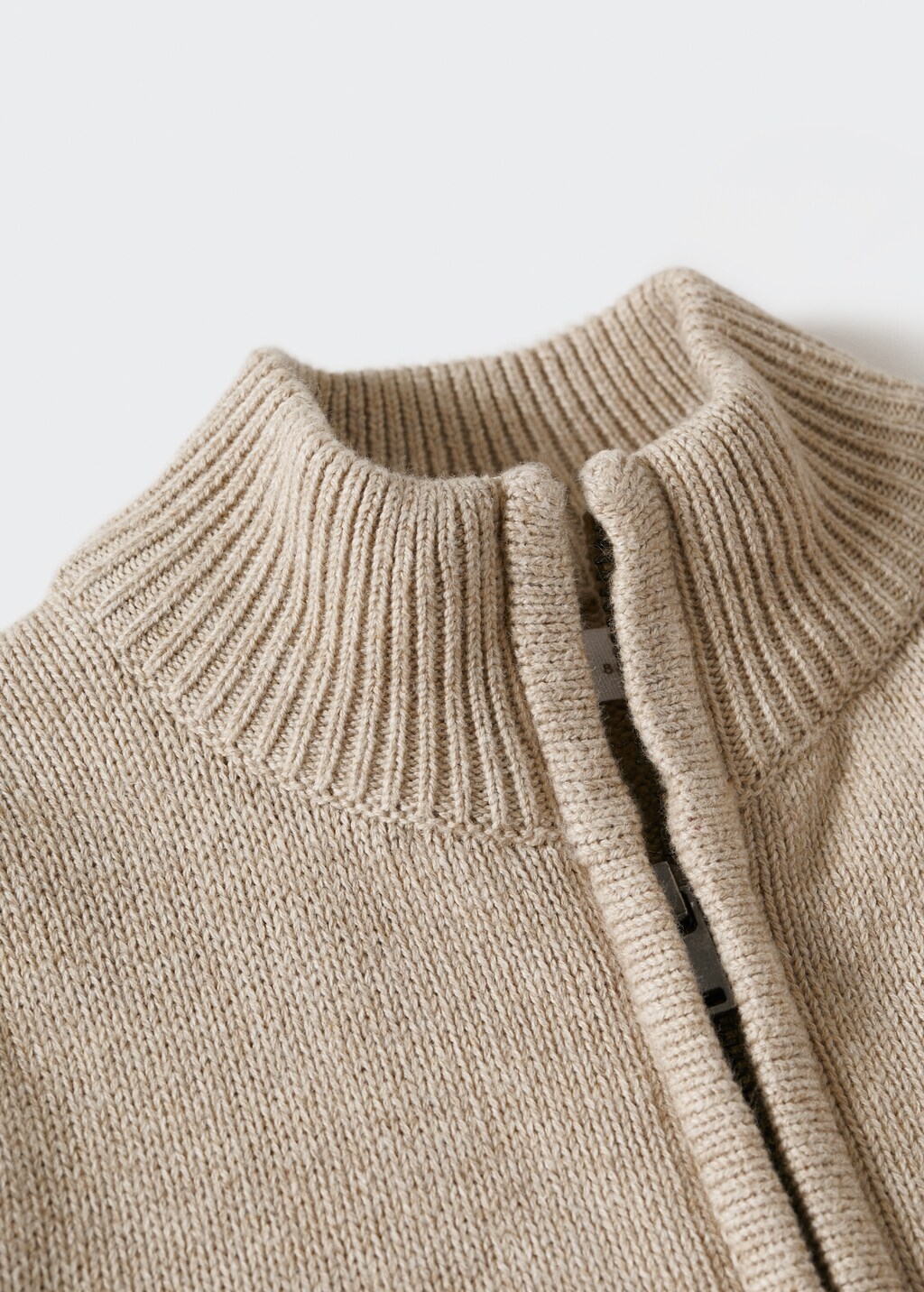 Zipped cotton cardigan - Details of the article 8