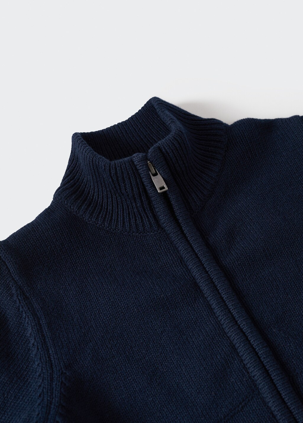 Zipped cotton cardigan - Details of the article 8