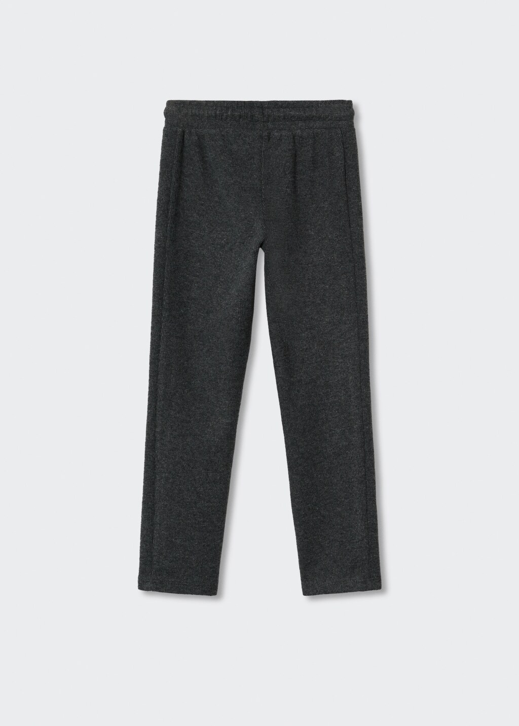 Elastic-waist straight trousers - Reverse of the article